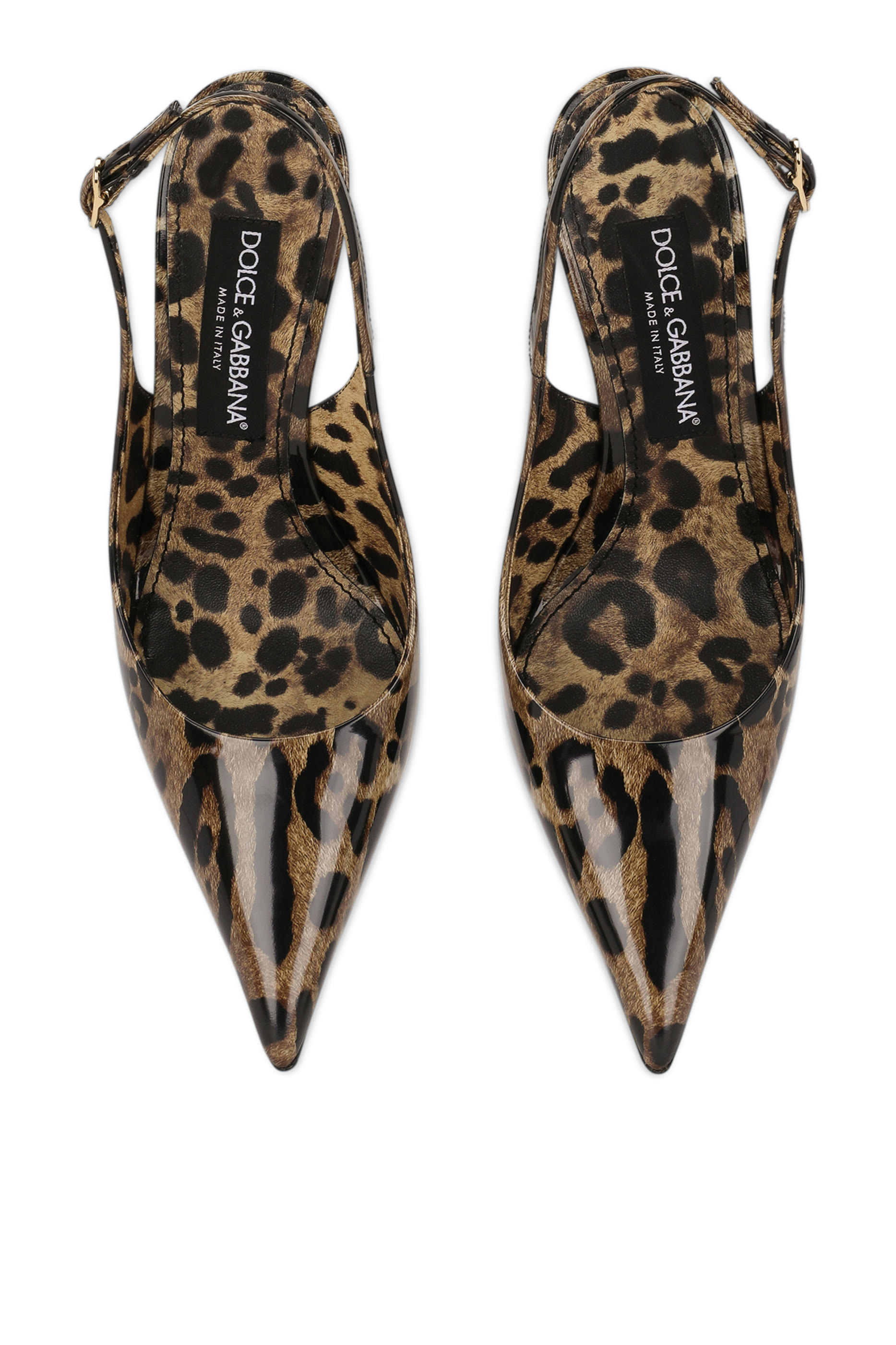 Kim 100 Polished Slingback Pumps