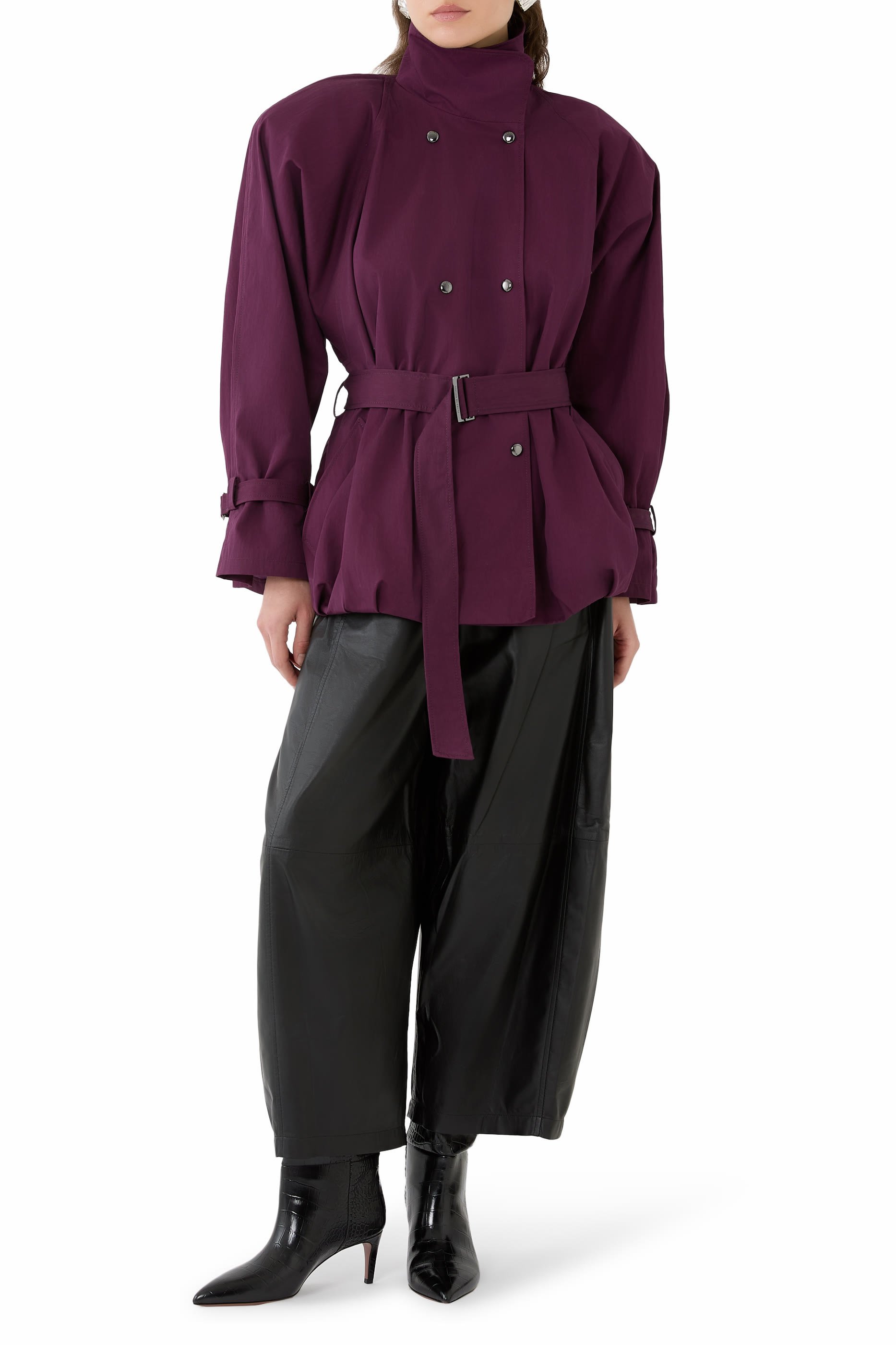 Belted Bubble Jacket