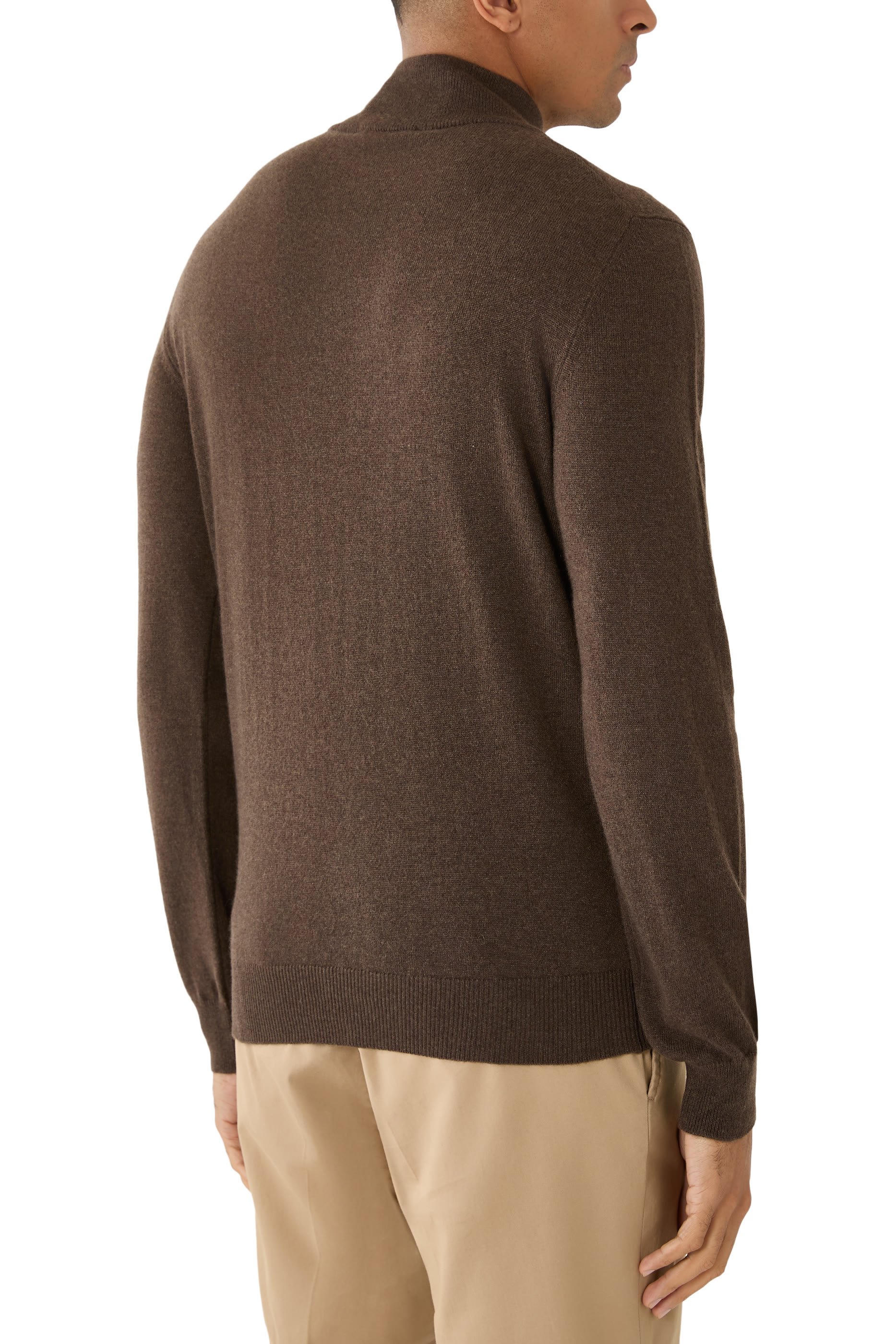 Cashmere Zip-Up Jumper