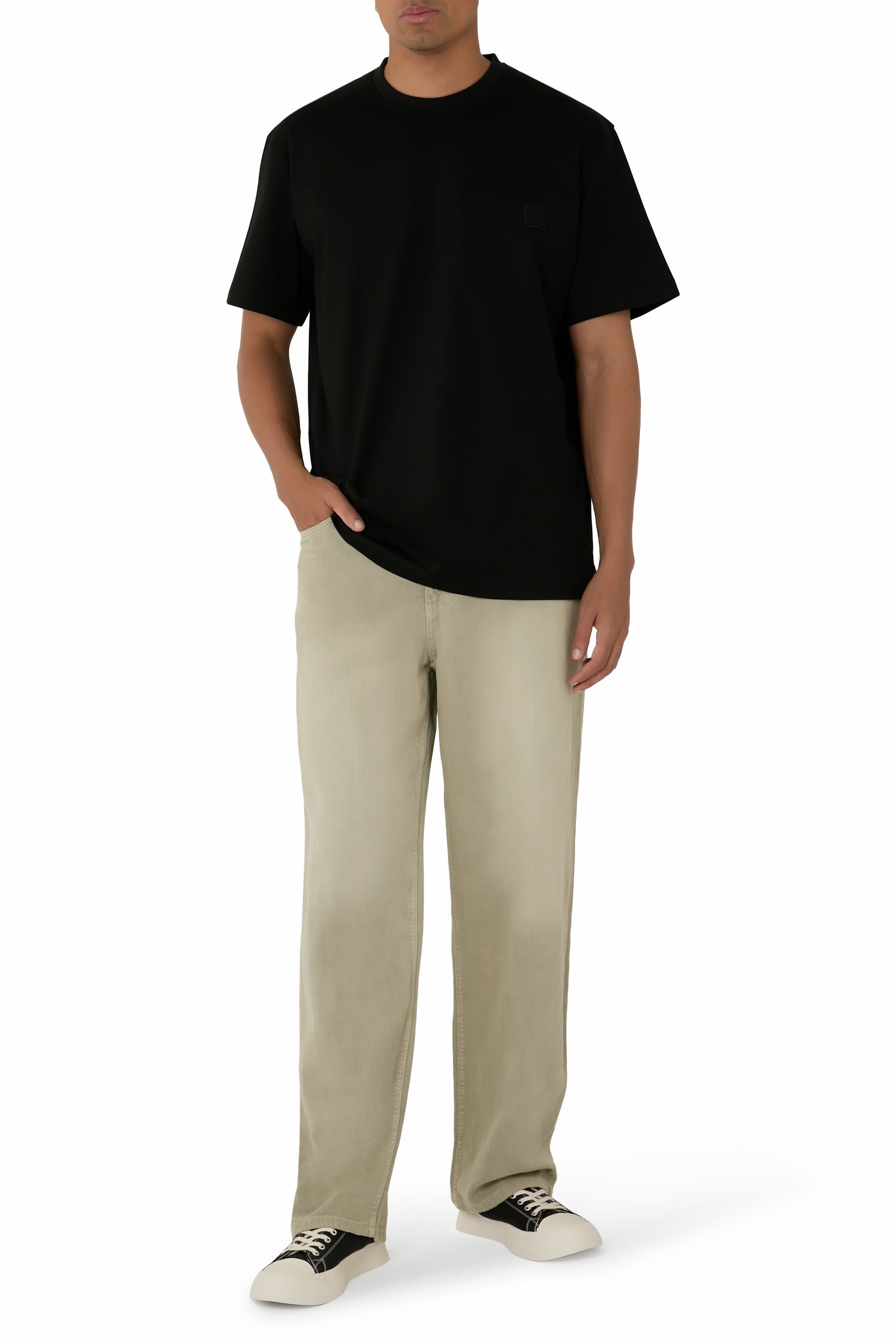 Straight Denim Pants