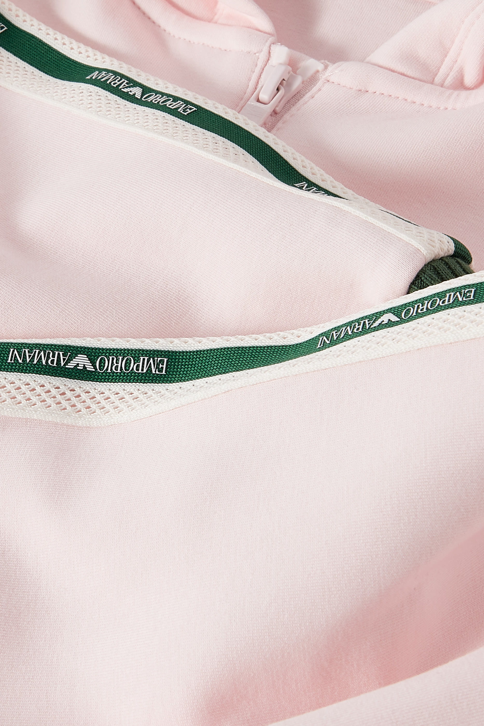 Kids Logo Tape Hooded Zip-Up Sweatshirt