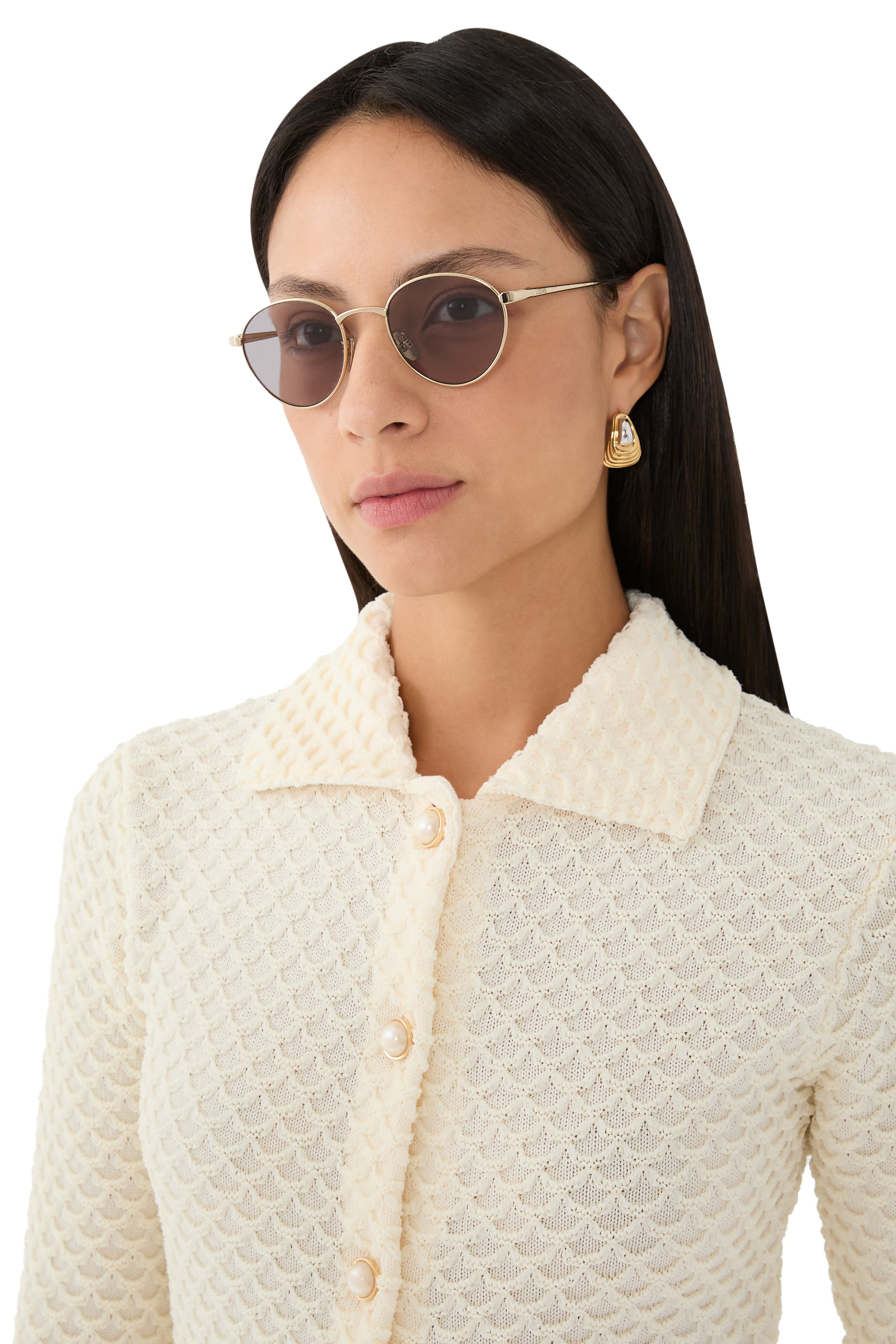 Oval Frame Sunglasses
