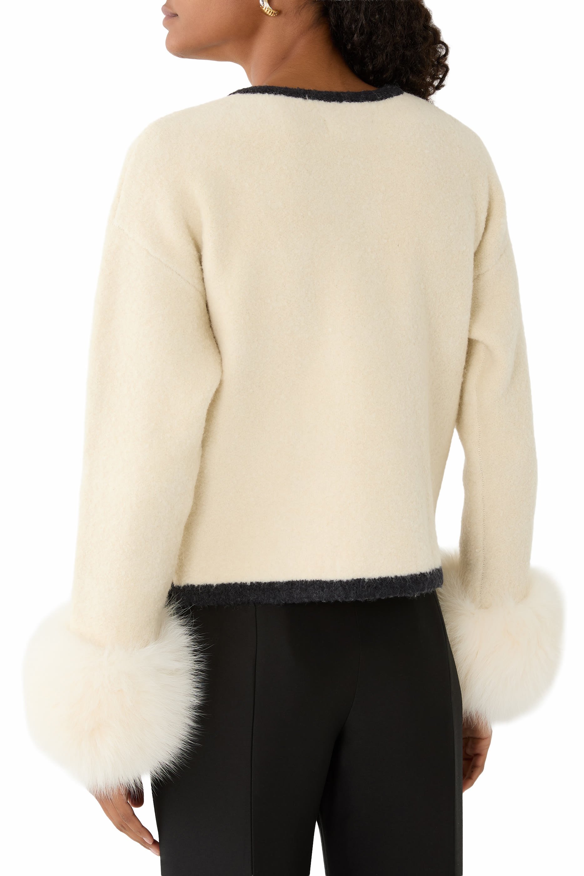 The Textured Cuff Cardigan