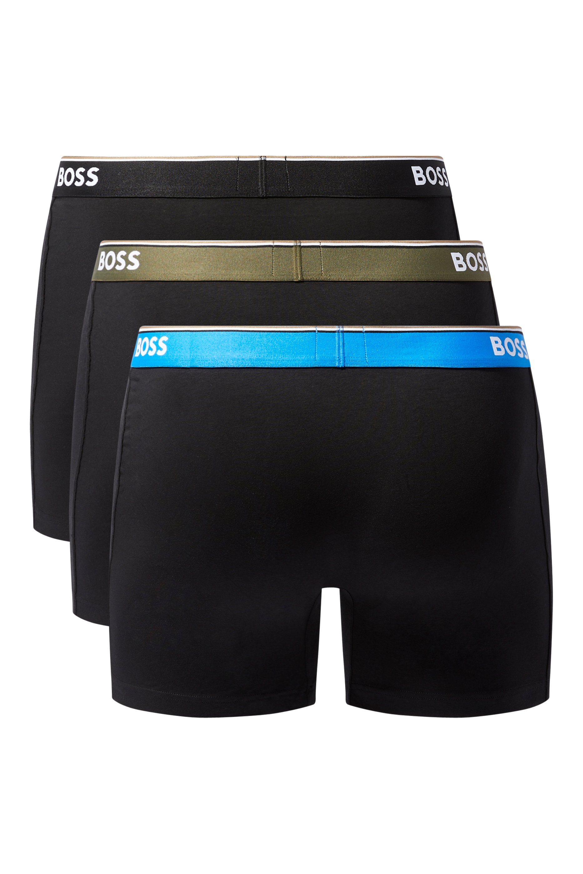 Logo Cotton Boxer Briefs, Pack Of 3