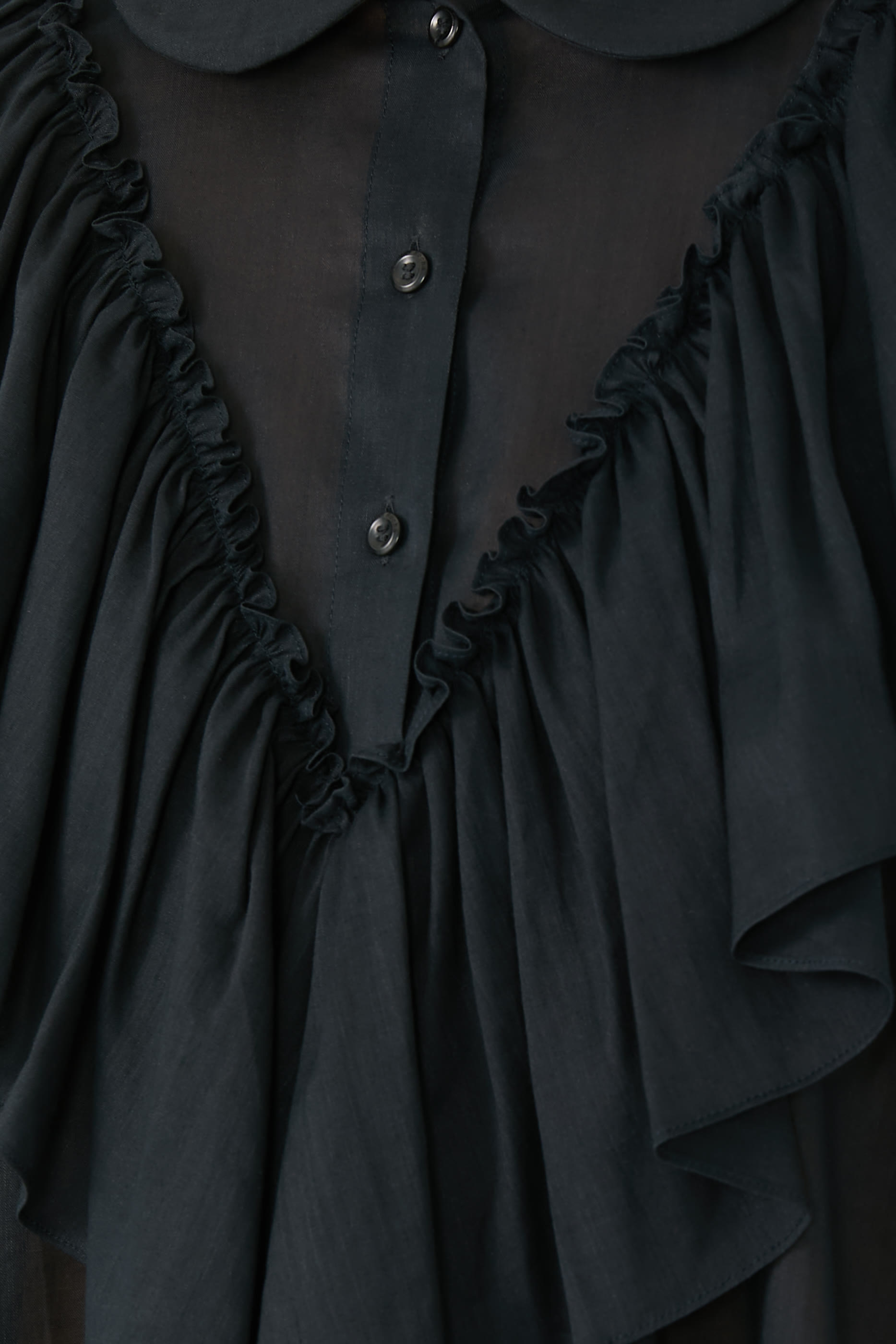 Petal Sleeve Ruffle Dress