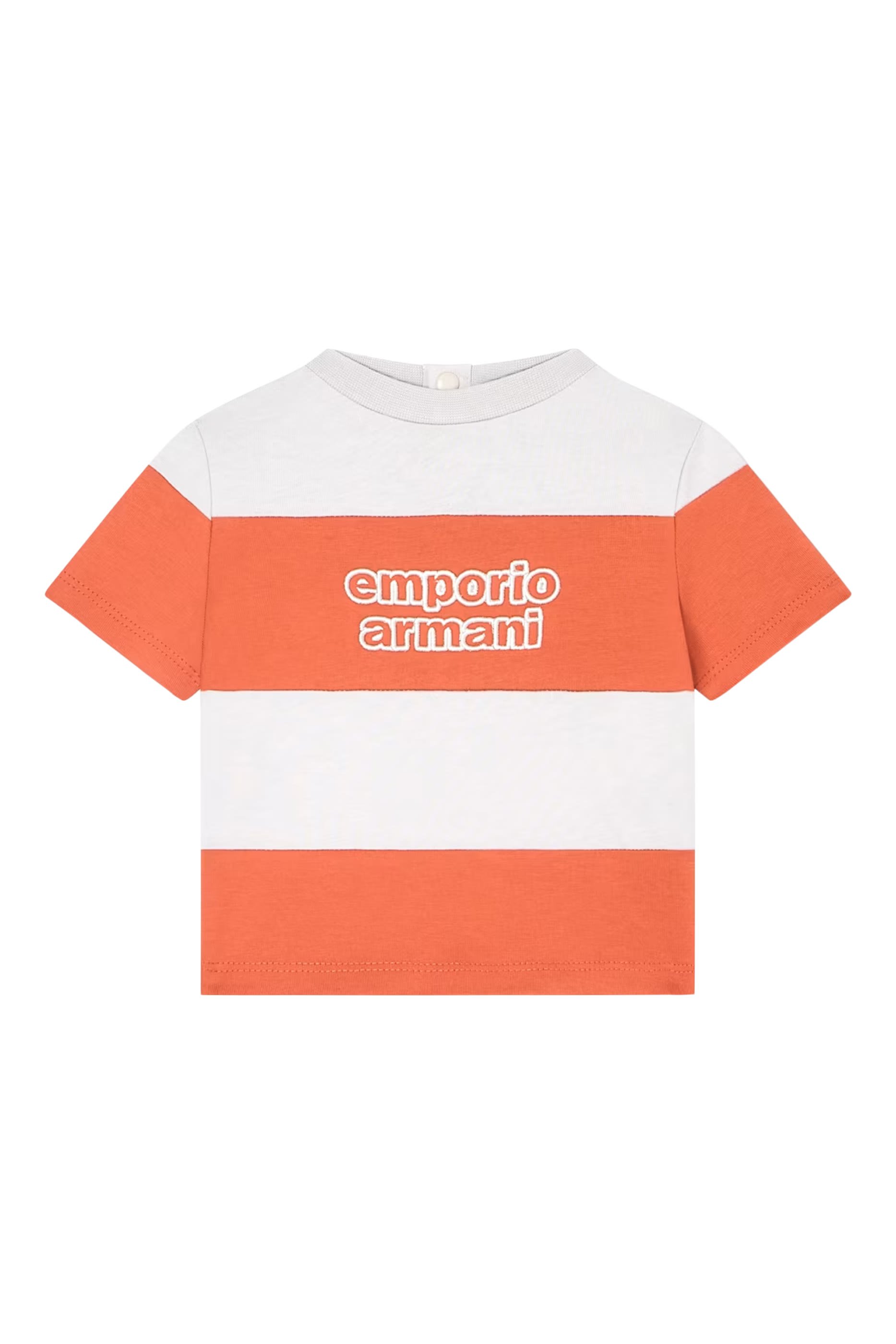 Kids Thick Stripes Macro EA Logo T-Shirt