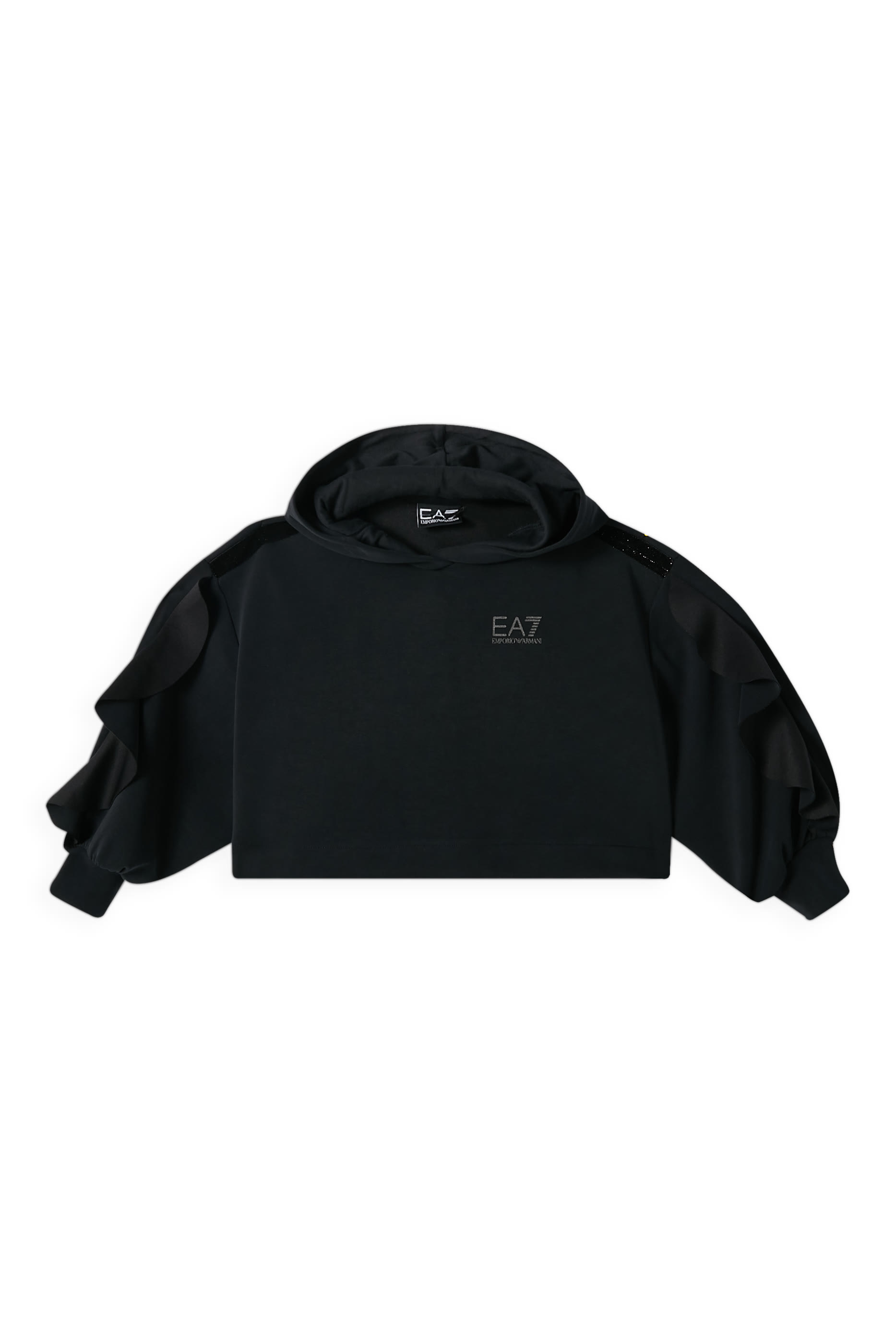 Kids Crop Hooded Sweatshirt