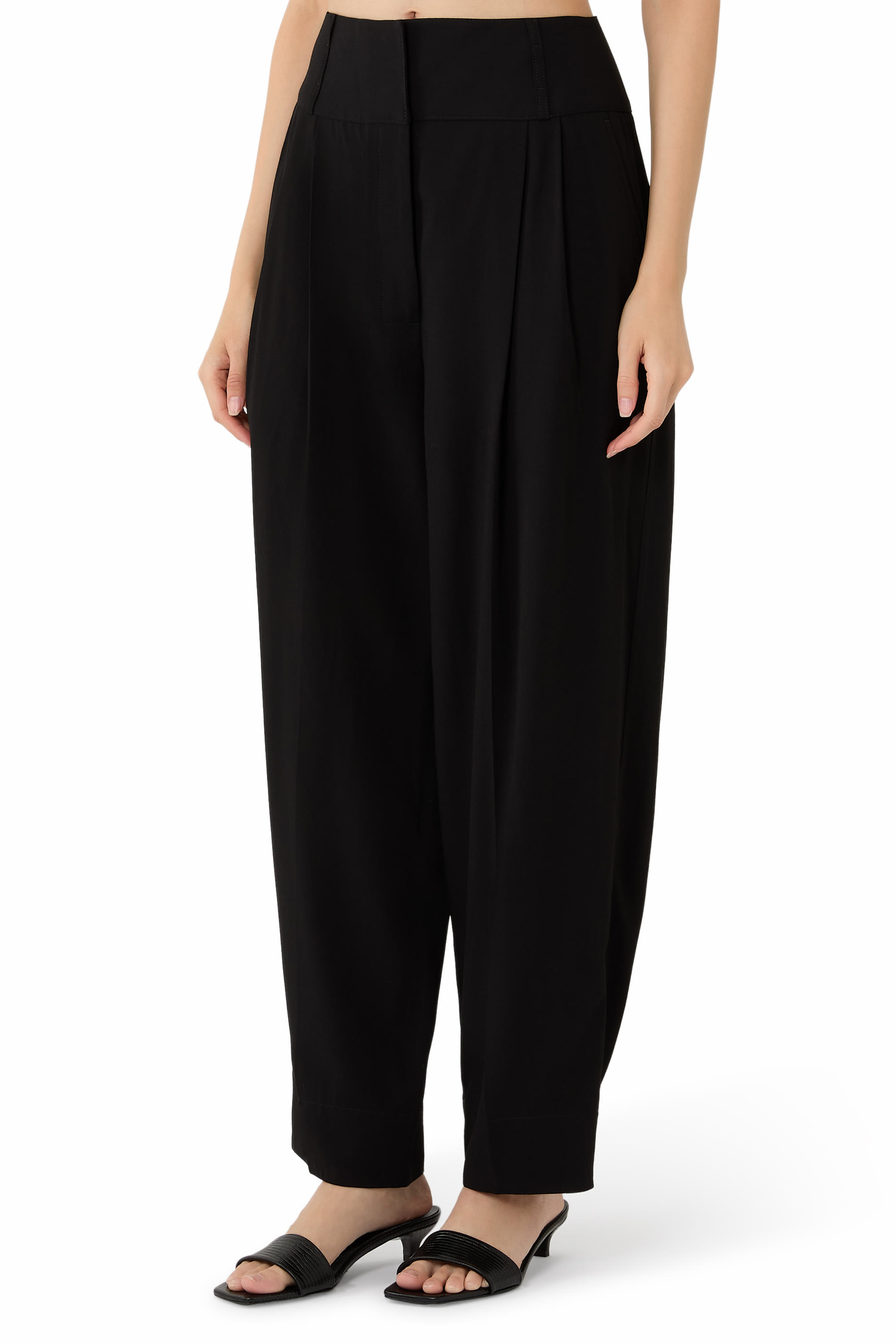 Draped Balloon Trousers