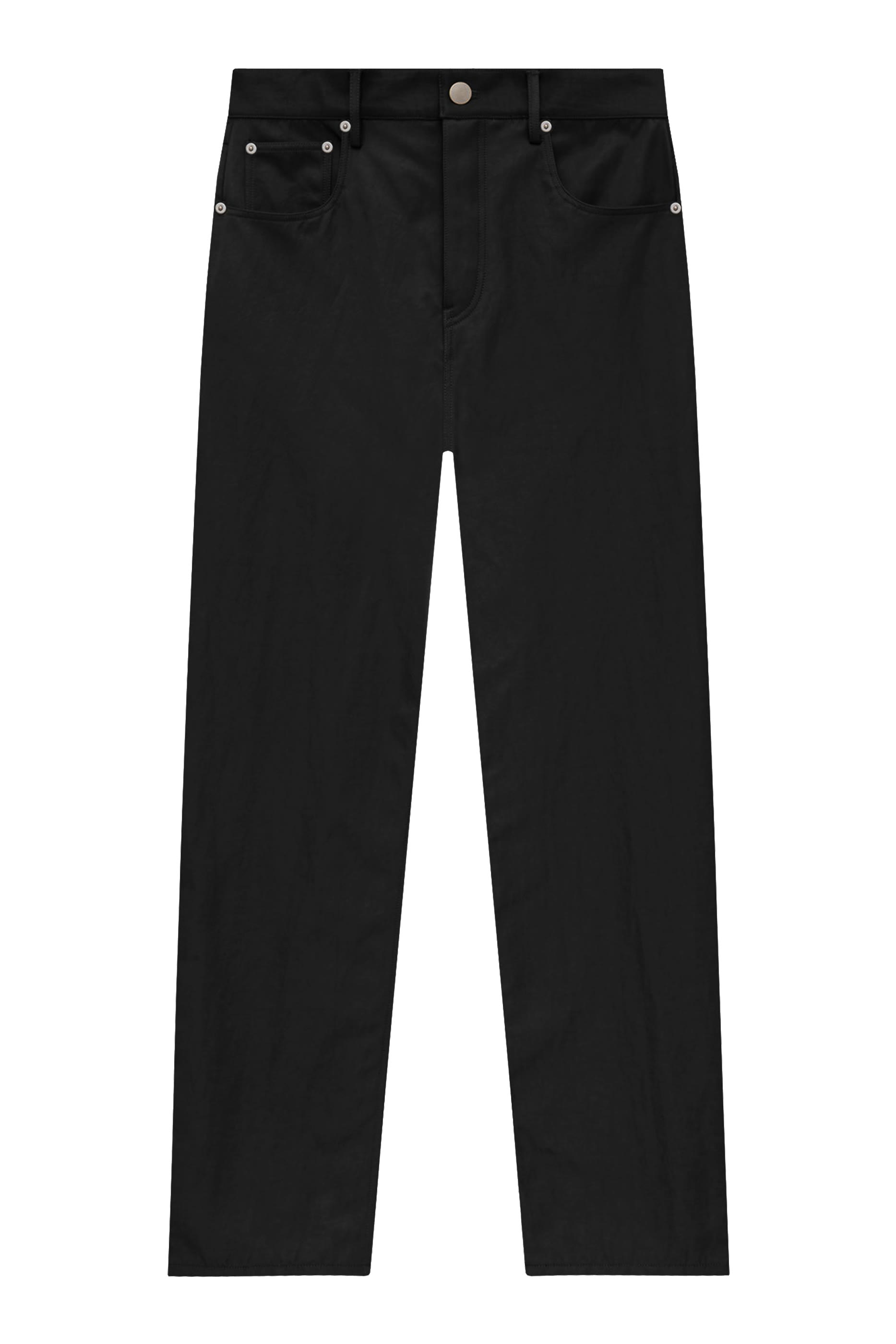 Textured Nylon 5-Pocket Pants