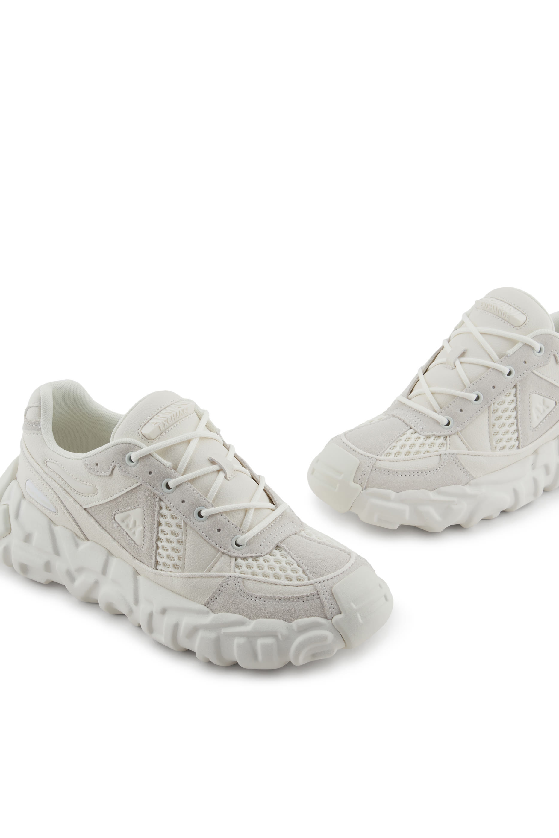 Oversized Sole Lace Up Sneakers