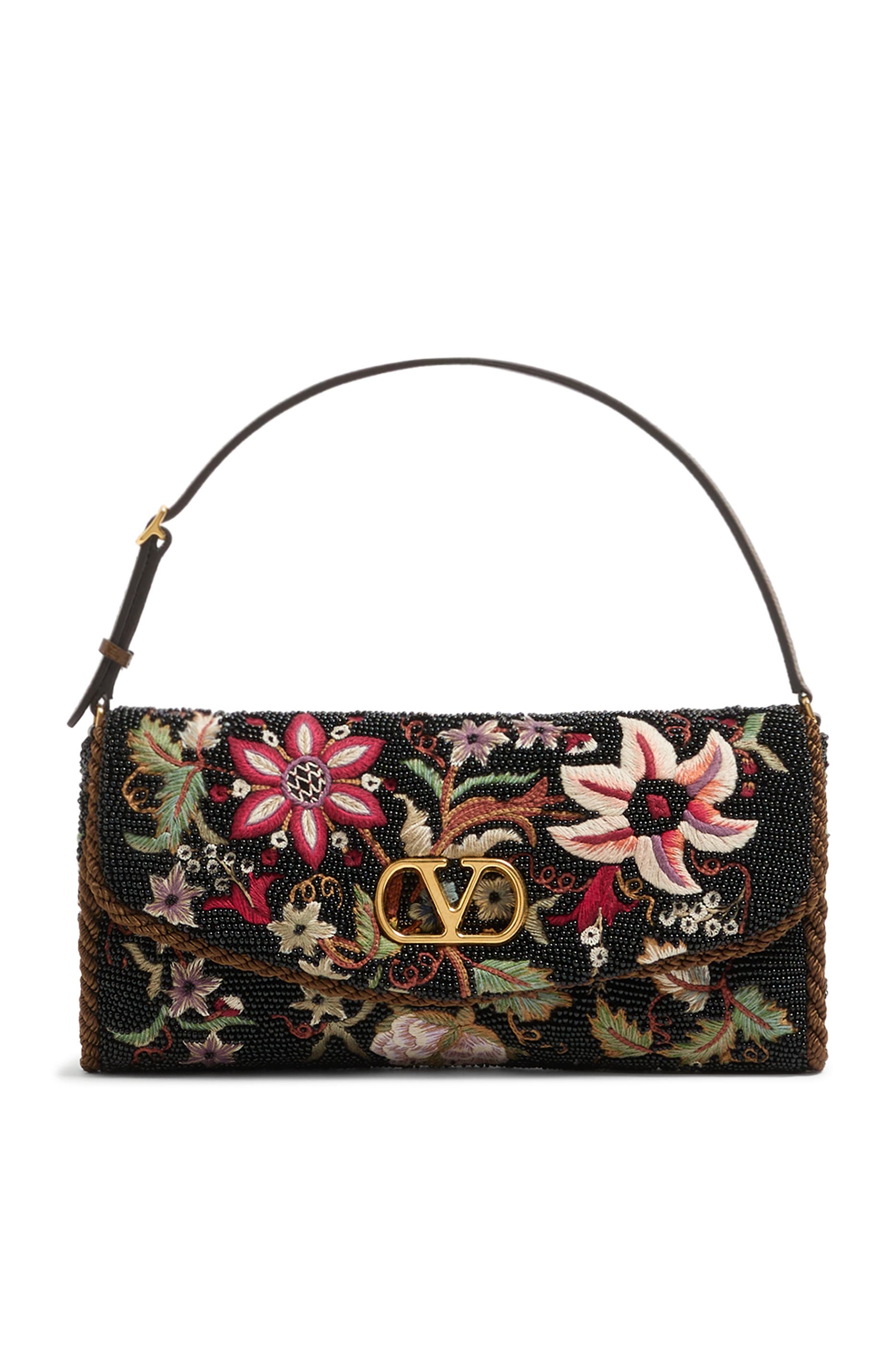 Vain Soft Embroidered Small Shoulder Bag
