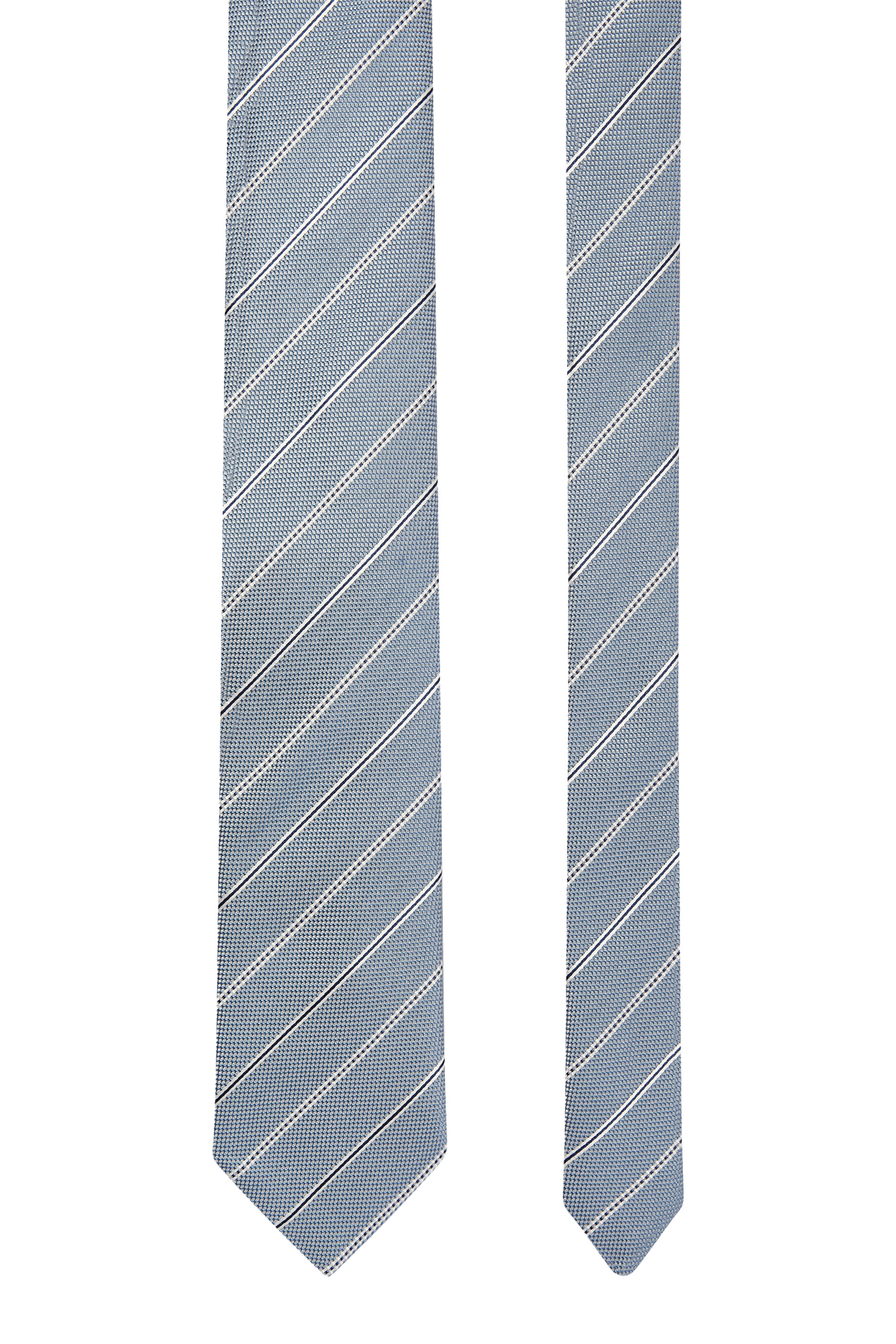 Jacquard Pattern Silk-Blend Tie