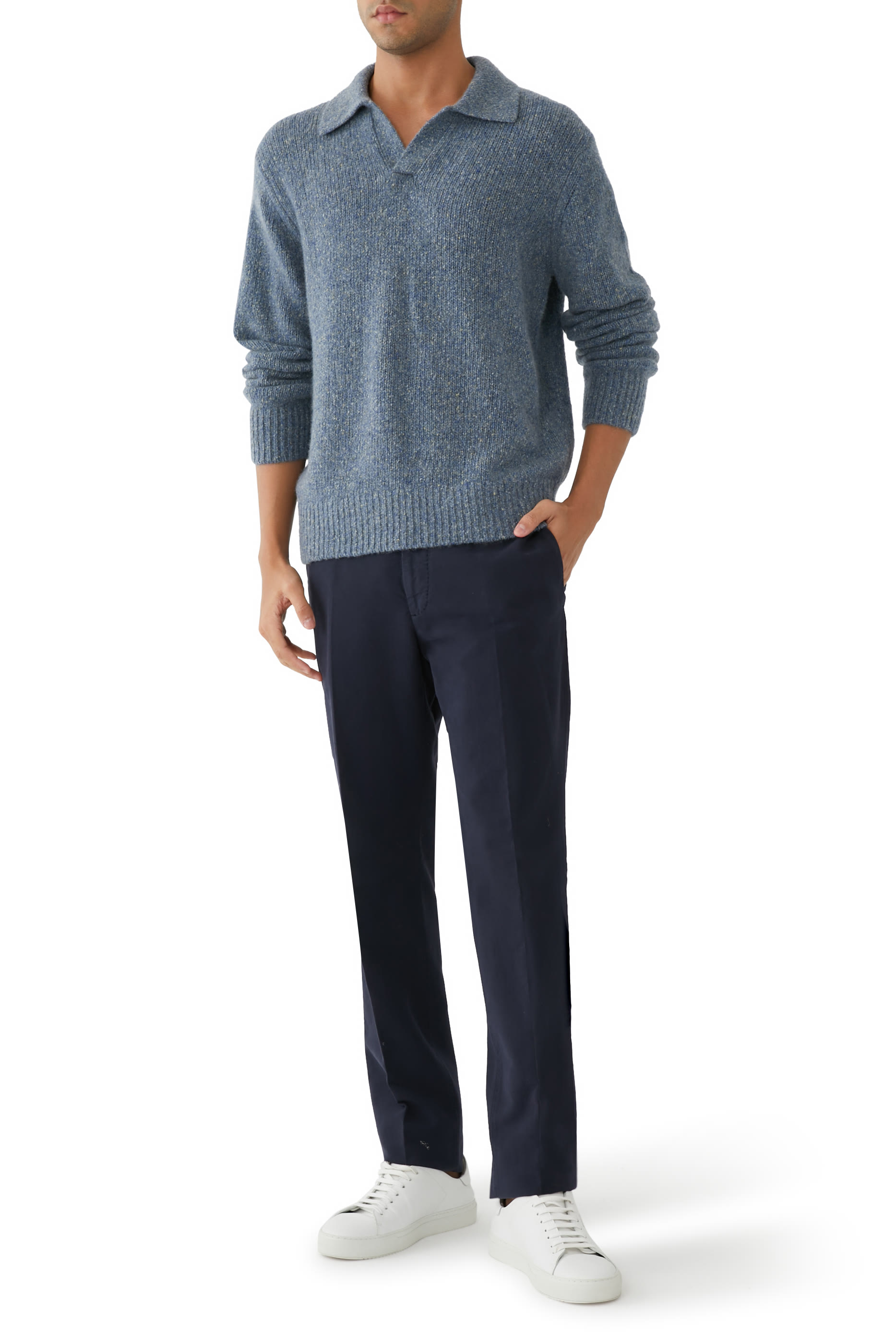 Slim-Fit Doeskin Trousers