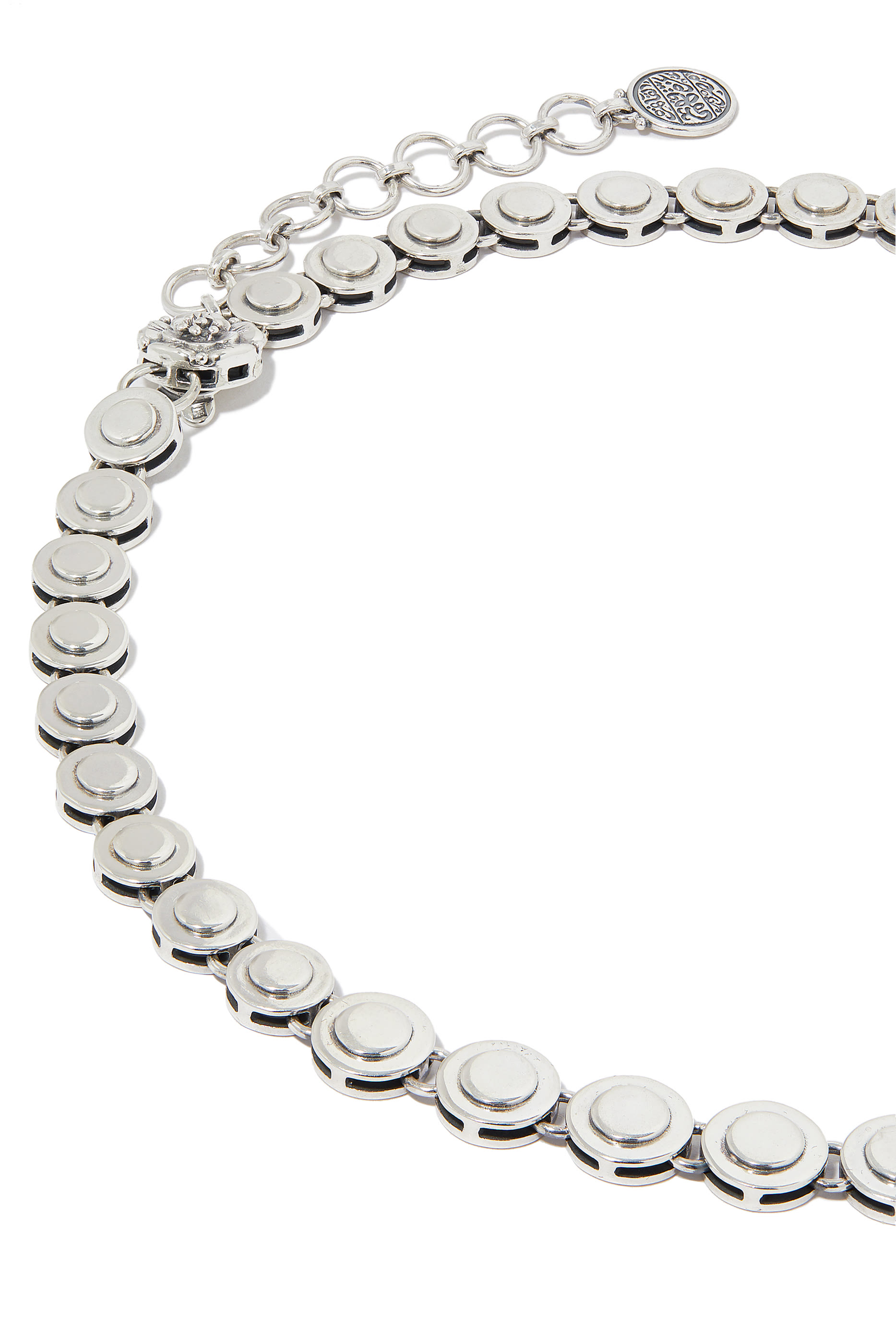 Endearment Necklace, 18k Yellow Gold & Sterling Silver