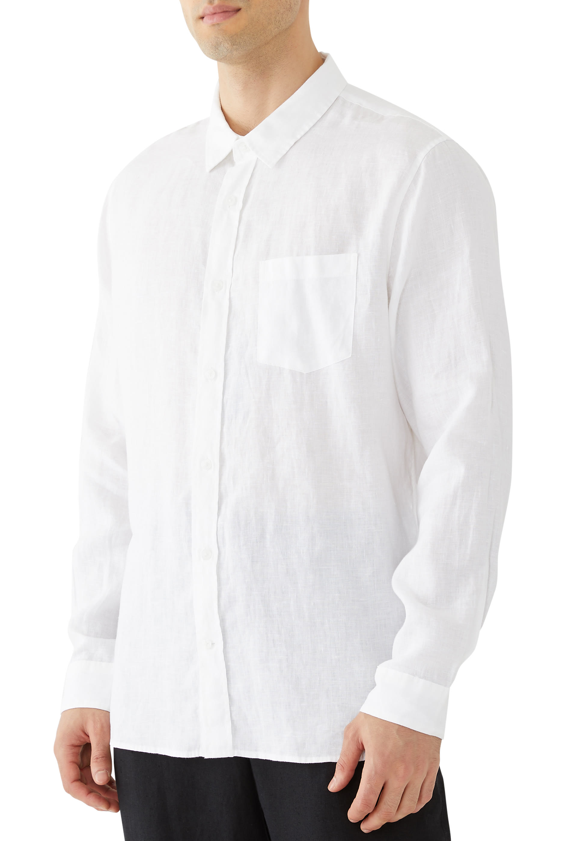Linen Long-Sleeve Shirt