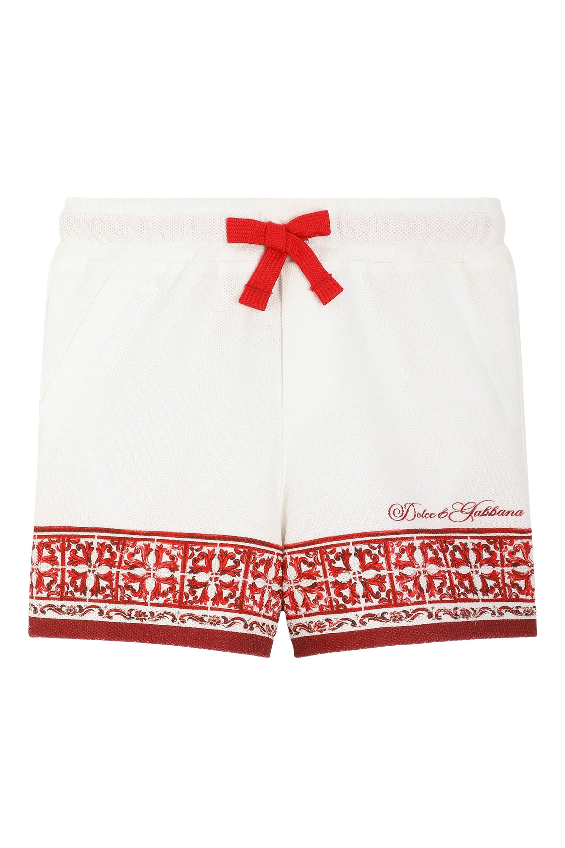 Kids Majolica-Print Bermuda Shorts