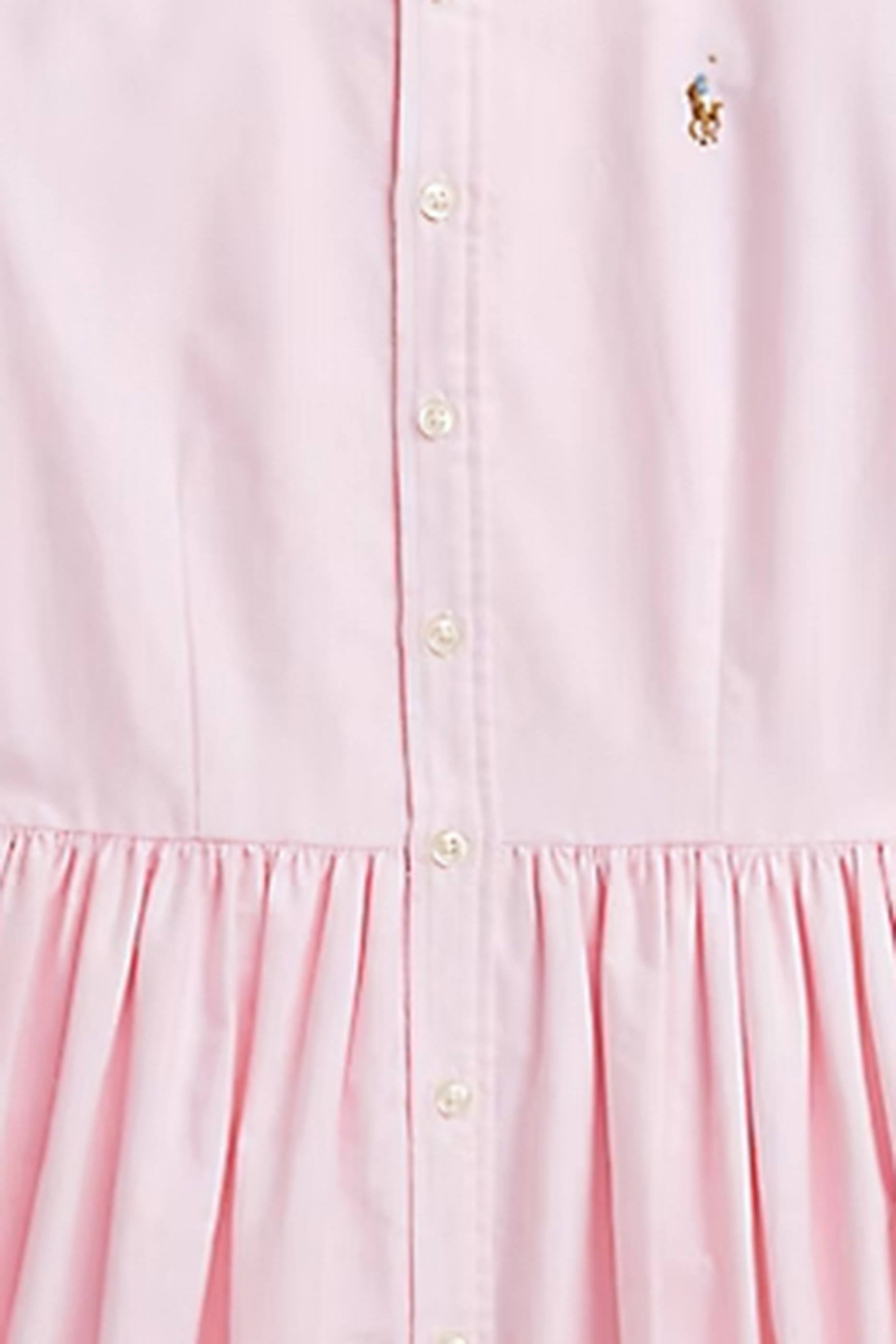 Kids Pony Cotton Oxford Shirtdress