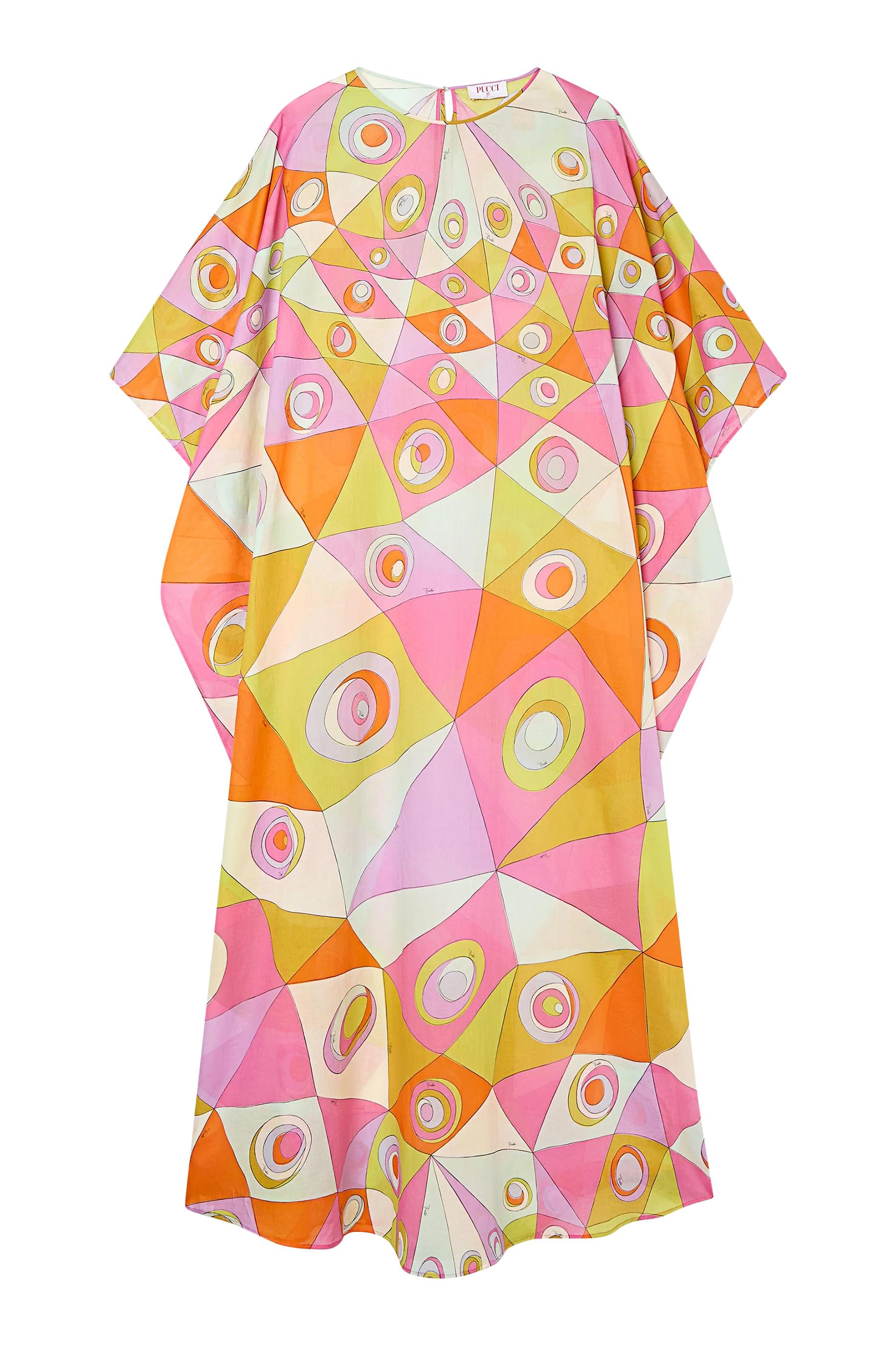 Occhi Print Cotton Kaftan