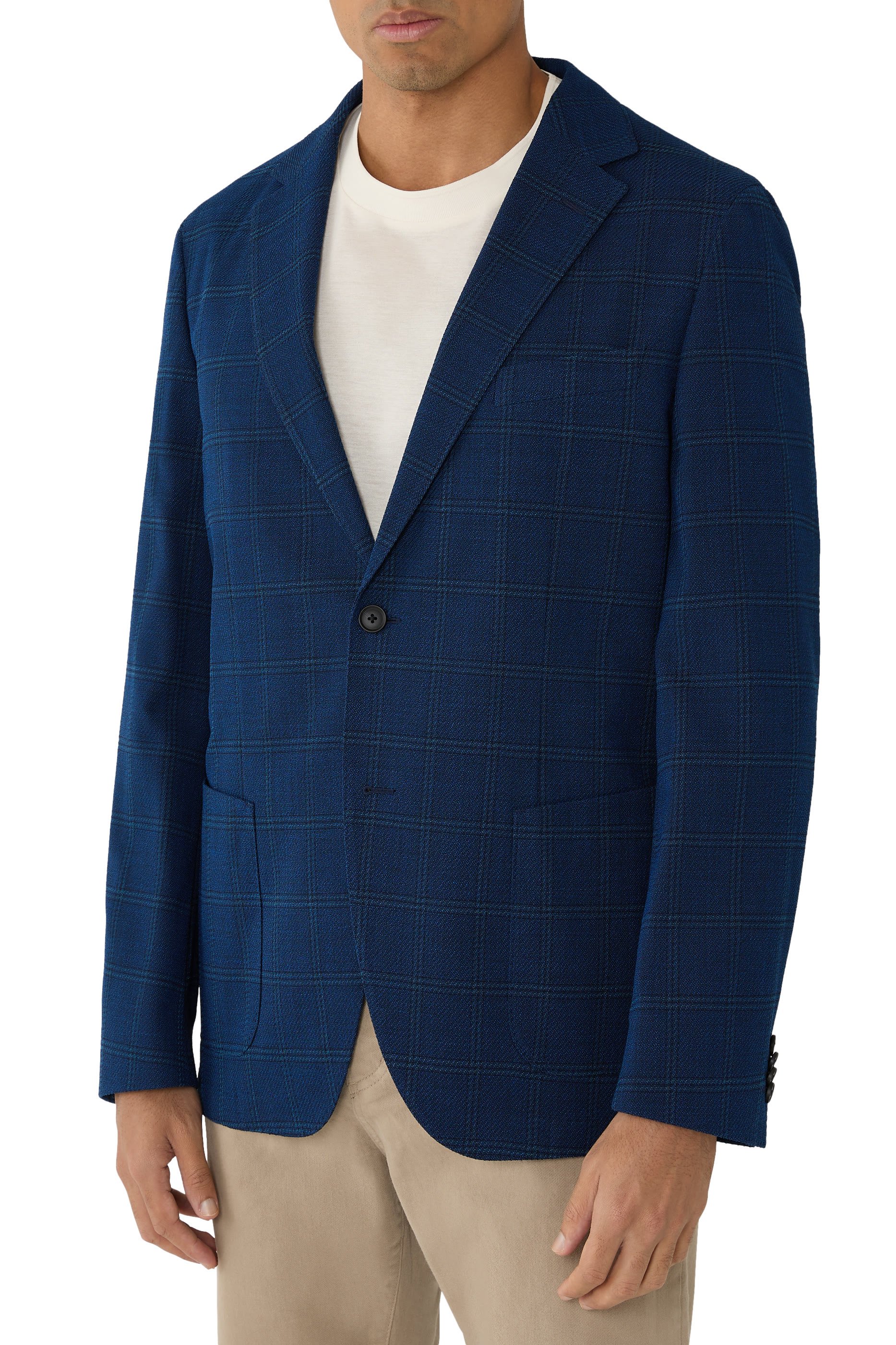 C-Jaye Checkered Wool Jacket