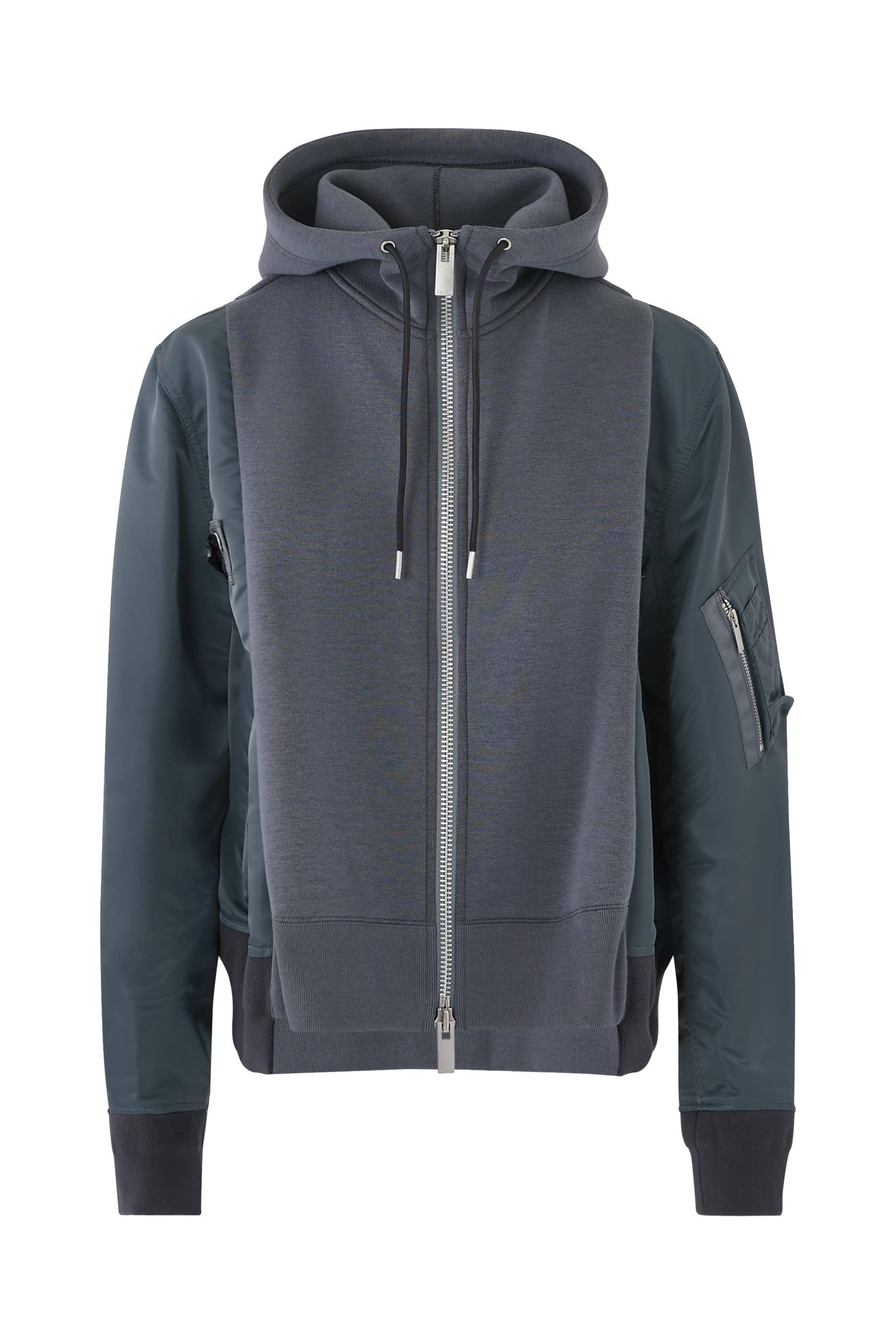 Sponge Sweat x Nylon Twill Hoodie