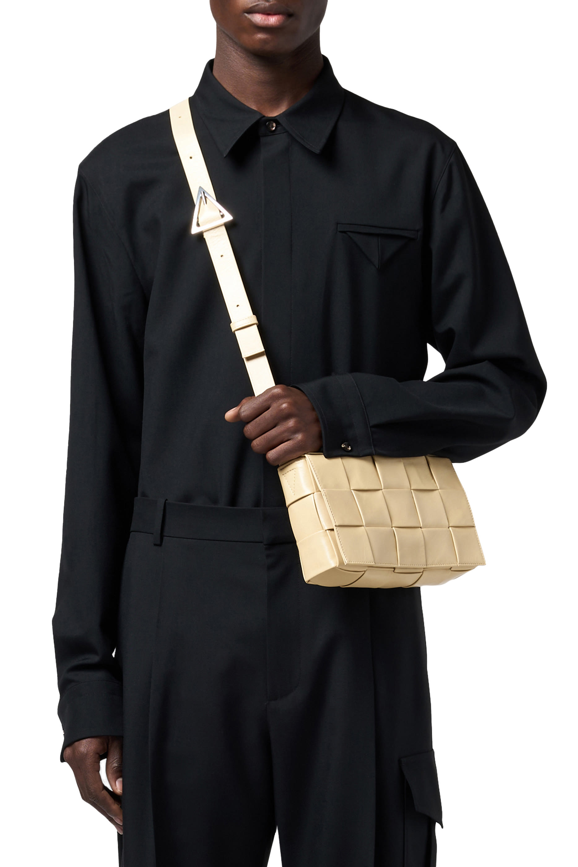 Cassette Intrecciato Crossbody Bag