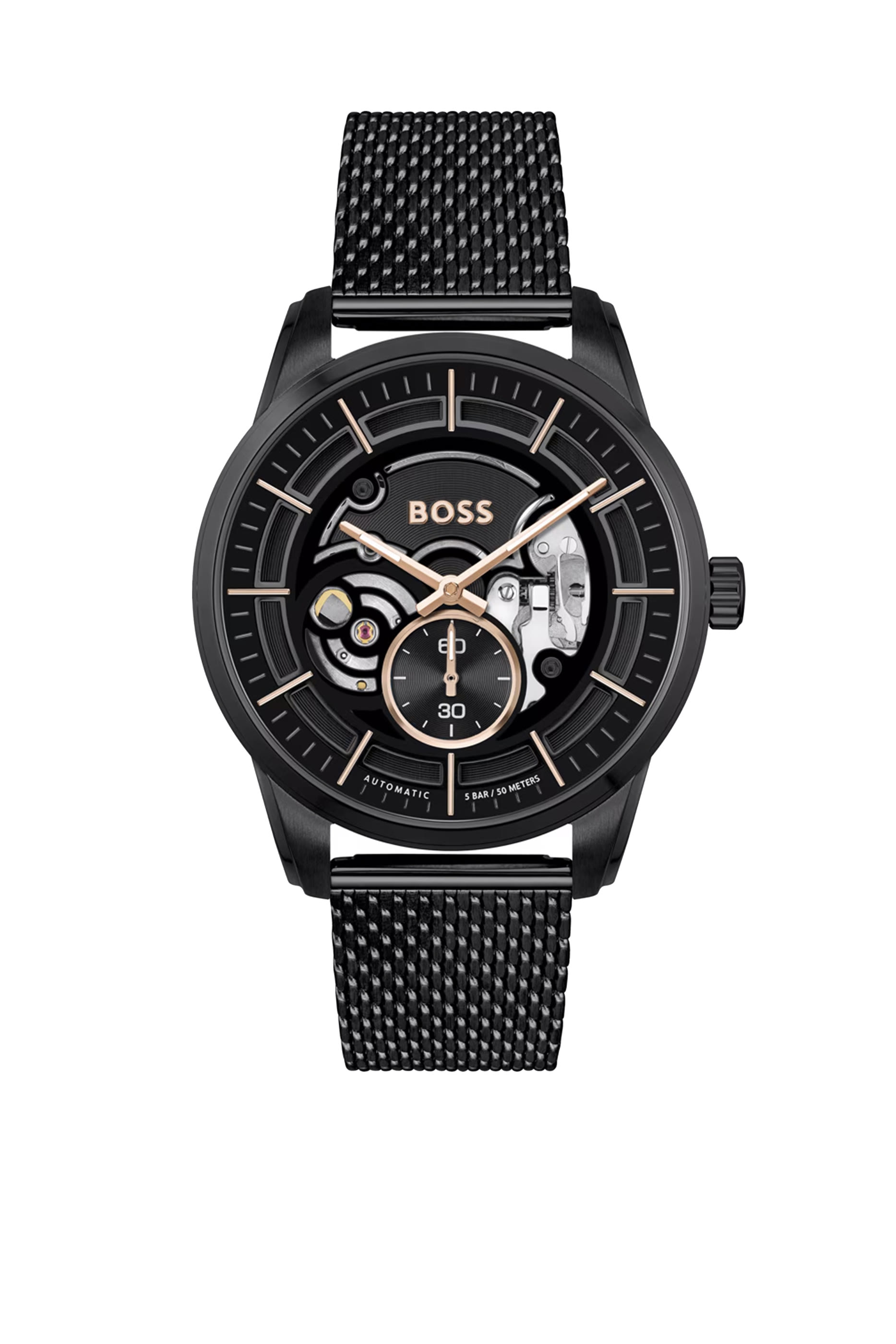 Sophio Automatic Mesh-Bracelet Chronograph Watch