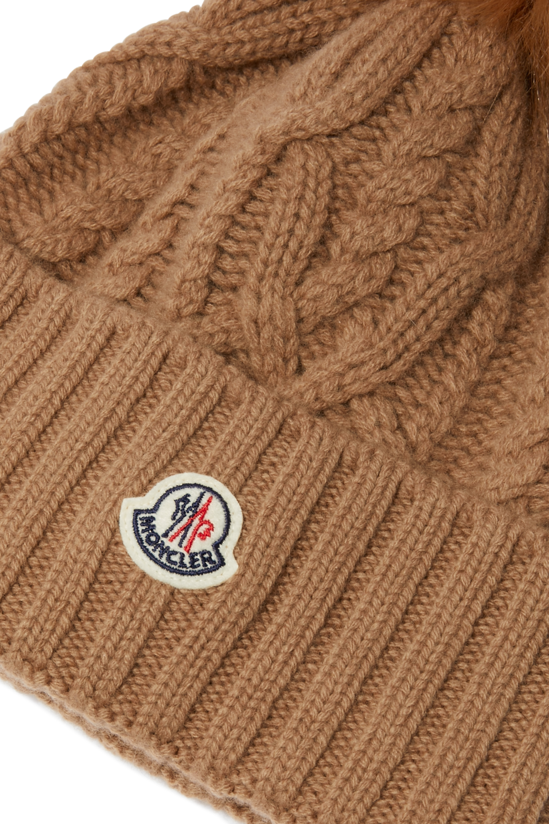 Wool And Cashmere Beanie With Pom Pom