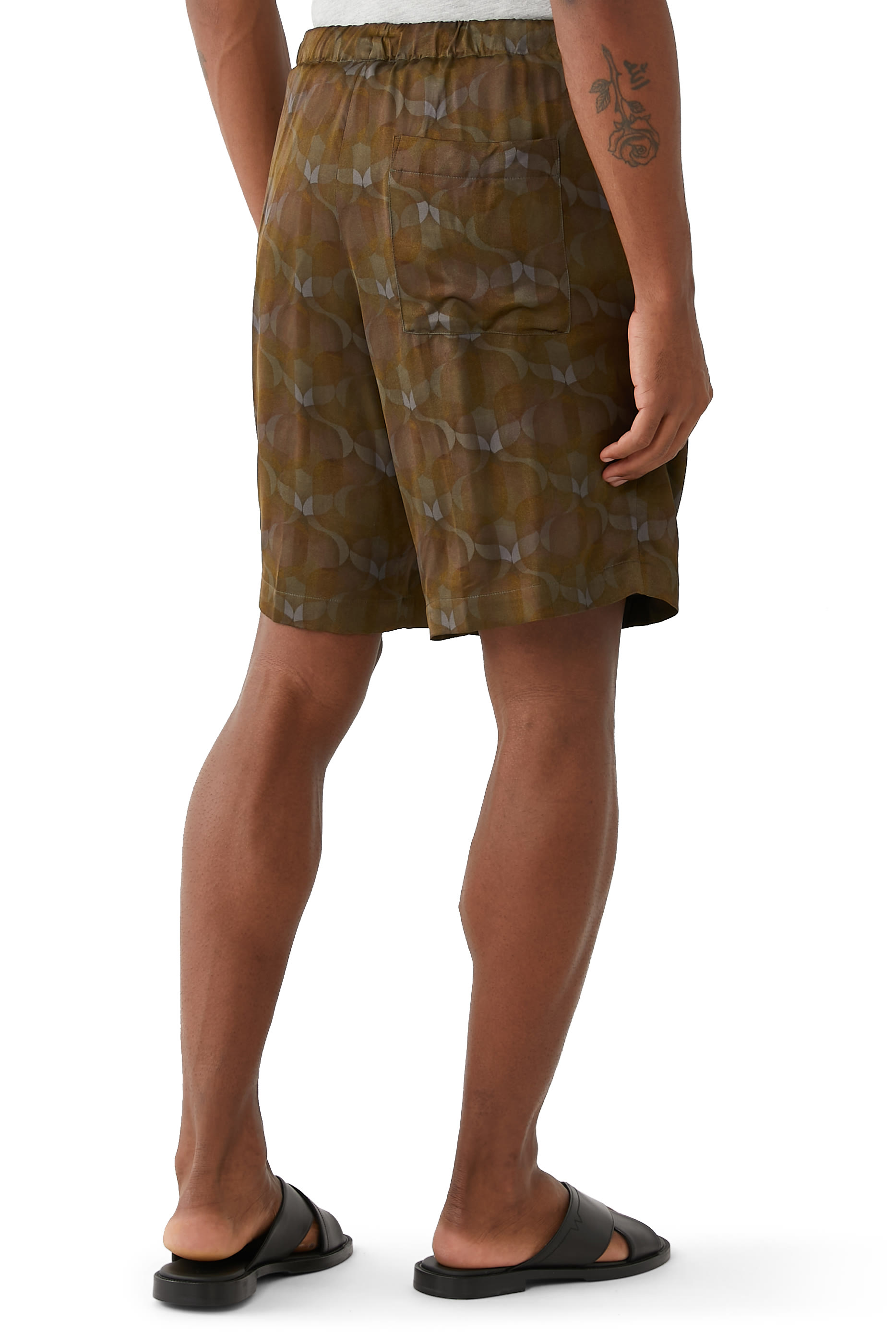 Loose Patterned Shorts