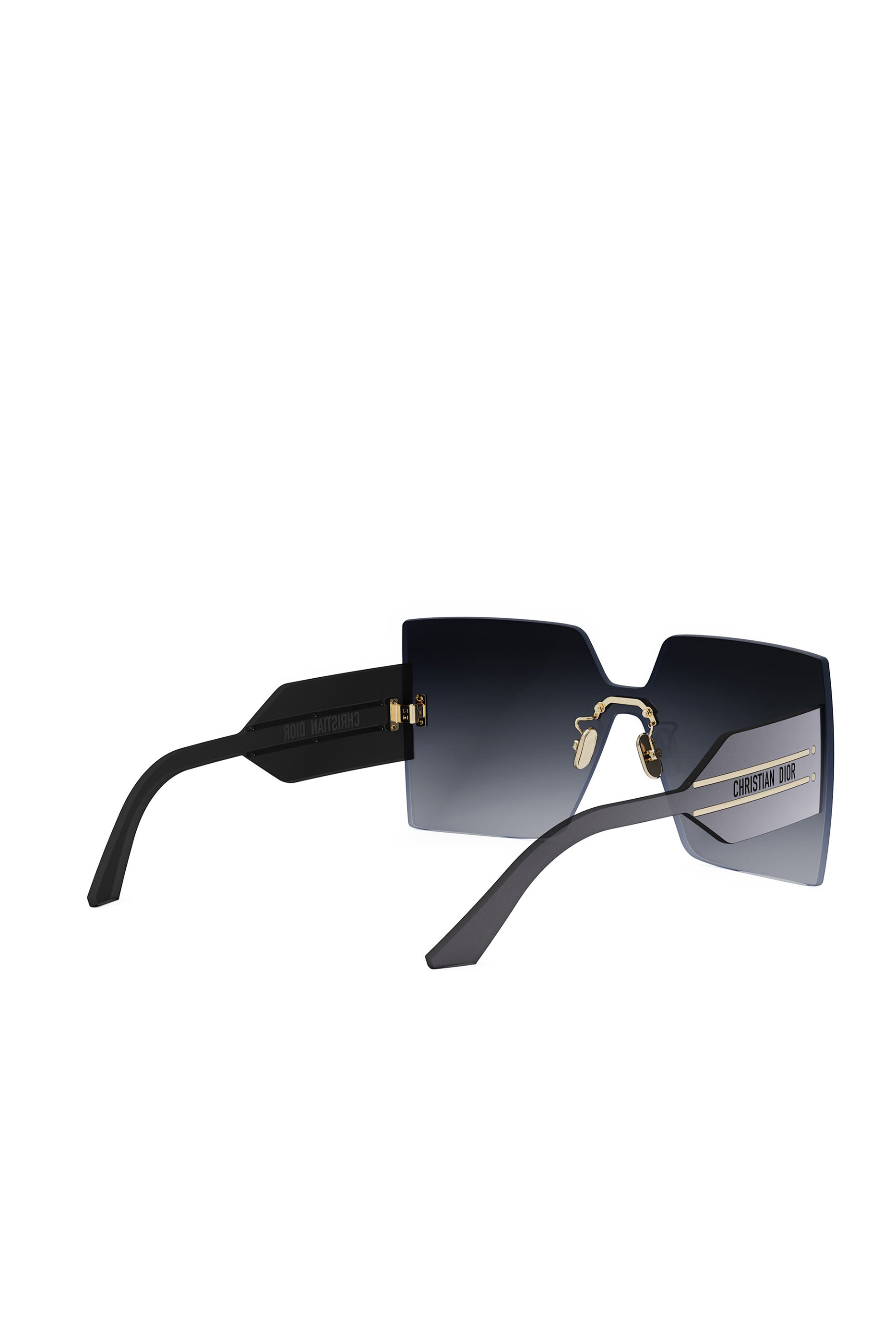 DiorClub M5U Silver Geometric Sunglasses