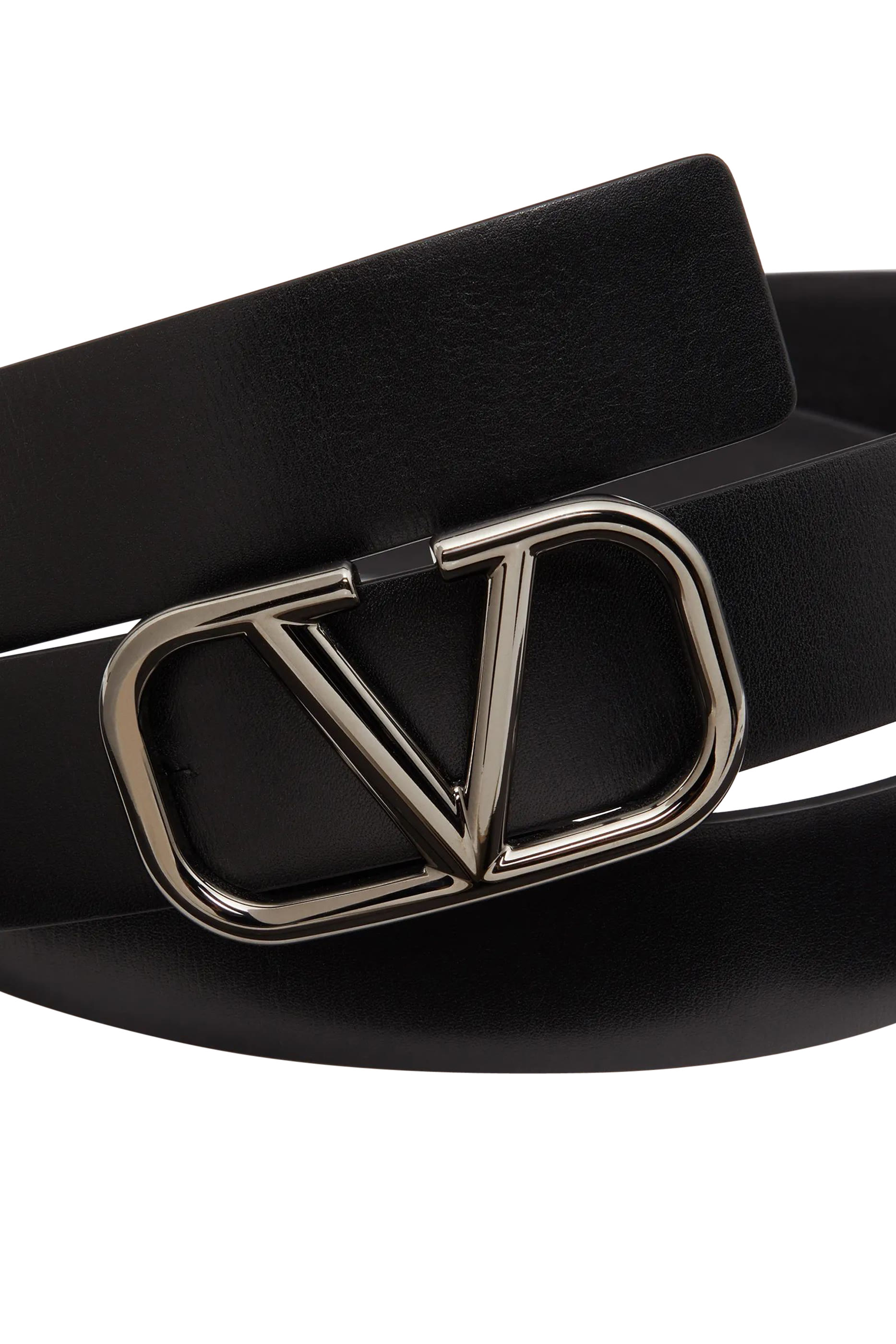  VLogo Leather Belt