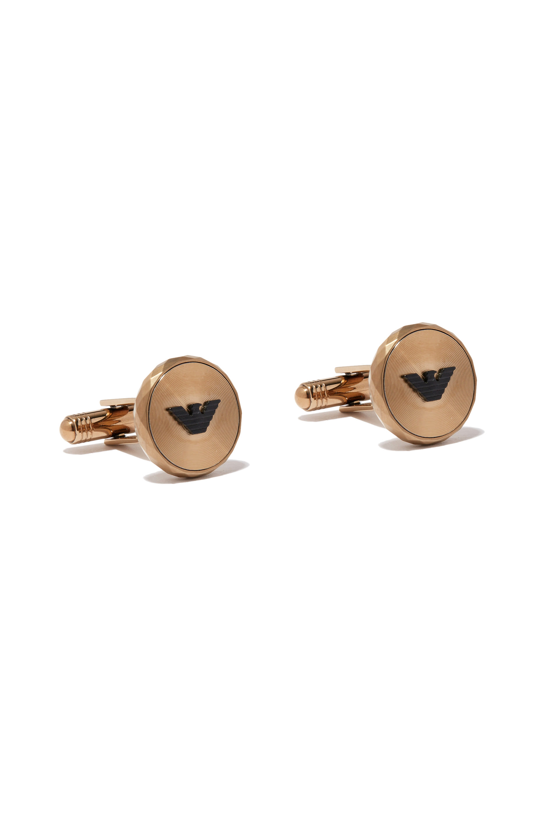 Logo Cufflinks, Stainless Steel