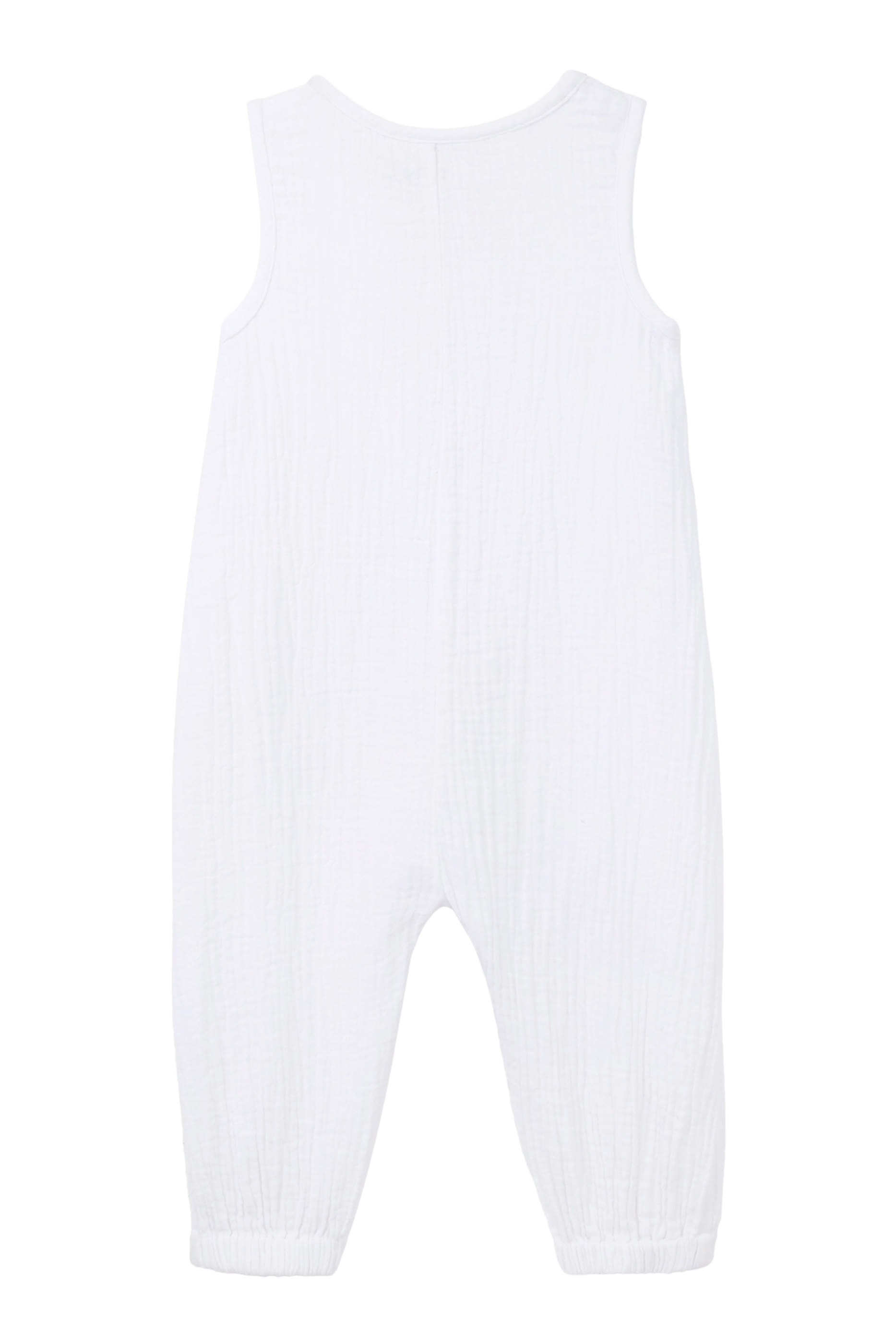 Kids Organic Crinkle Cotton Sleeveless Romper