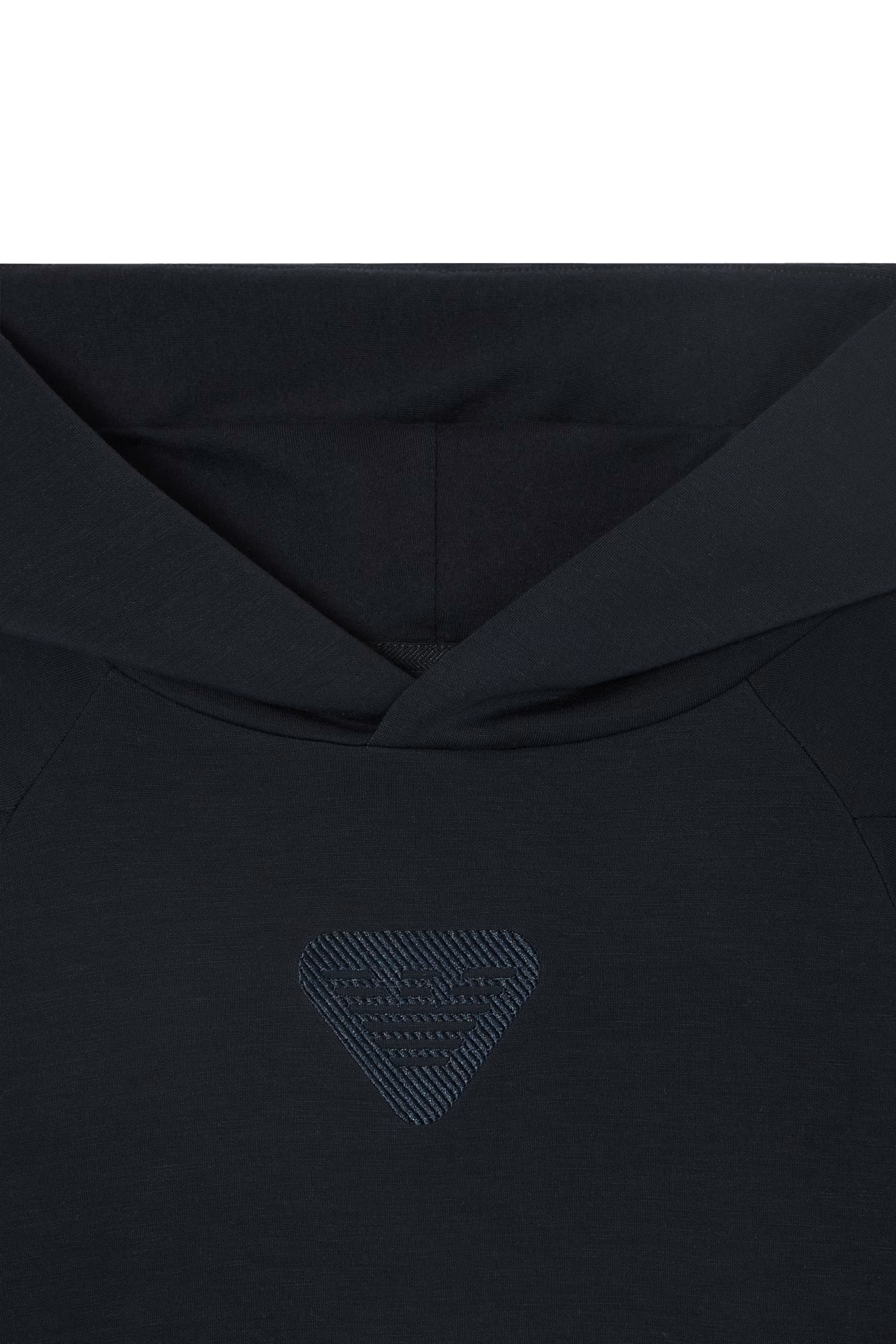 Kids Macro Eagle Logo Hoodie