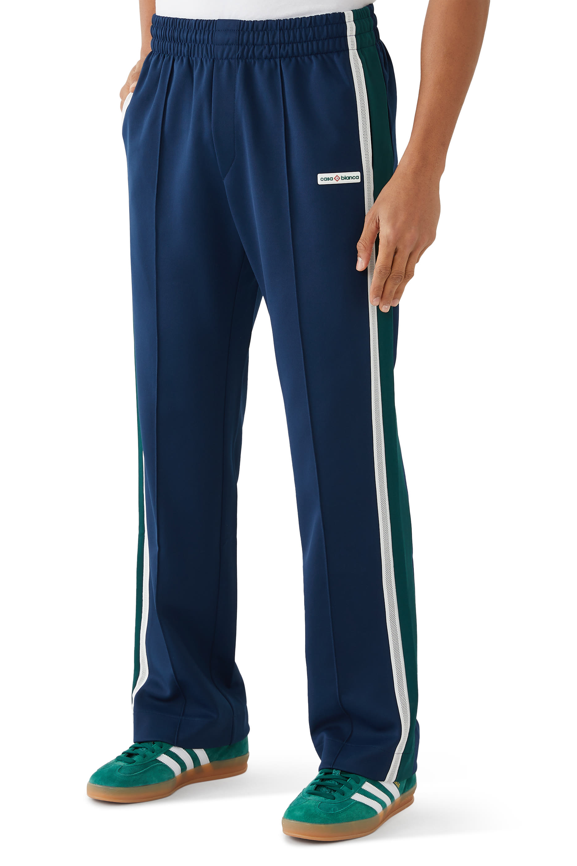 Mesh Tape Track Pants