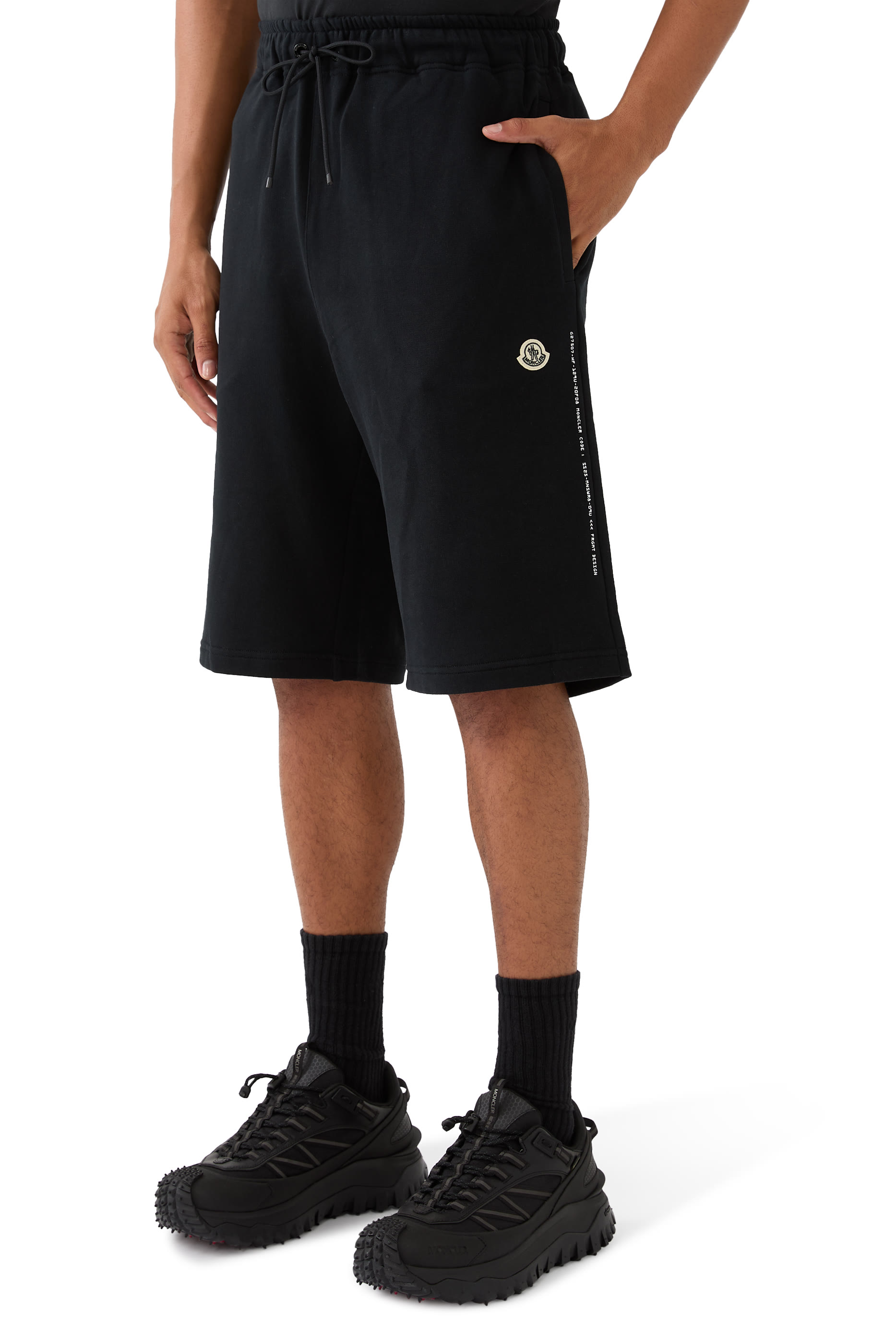 Embroidered Logo Cotton Shorts
