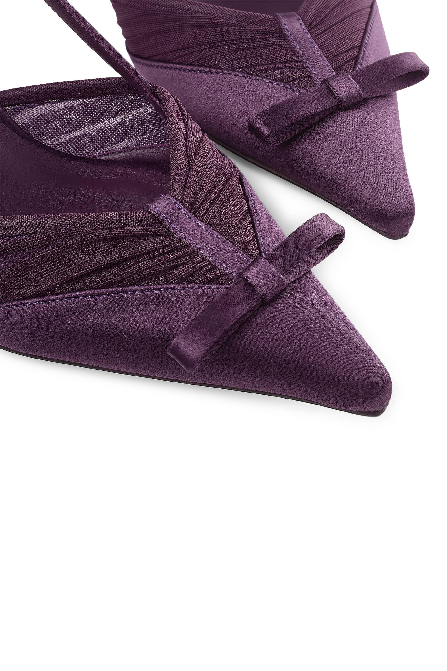 Afia 65 Mesh Sling Back Pumps