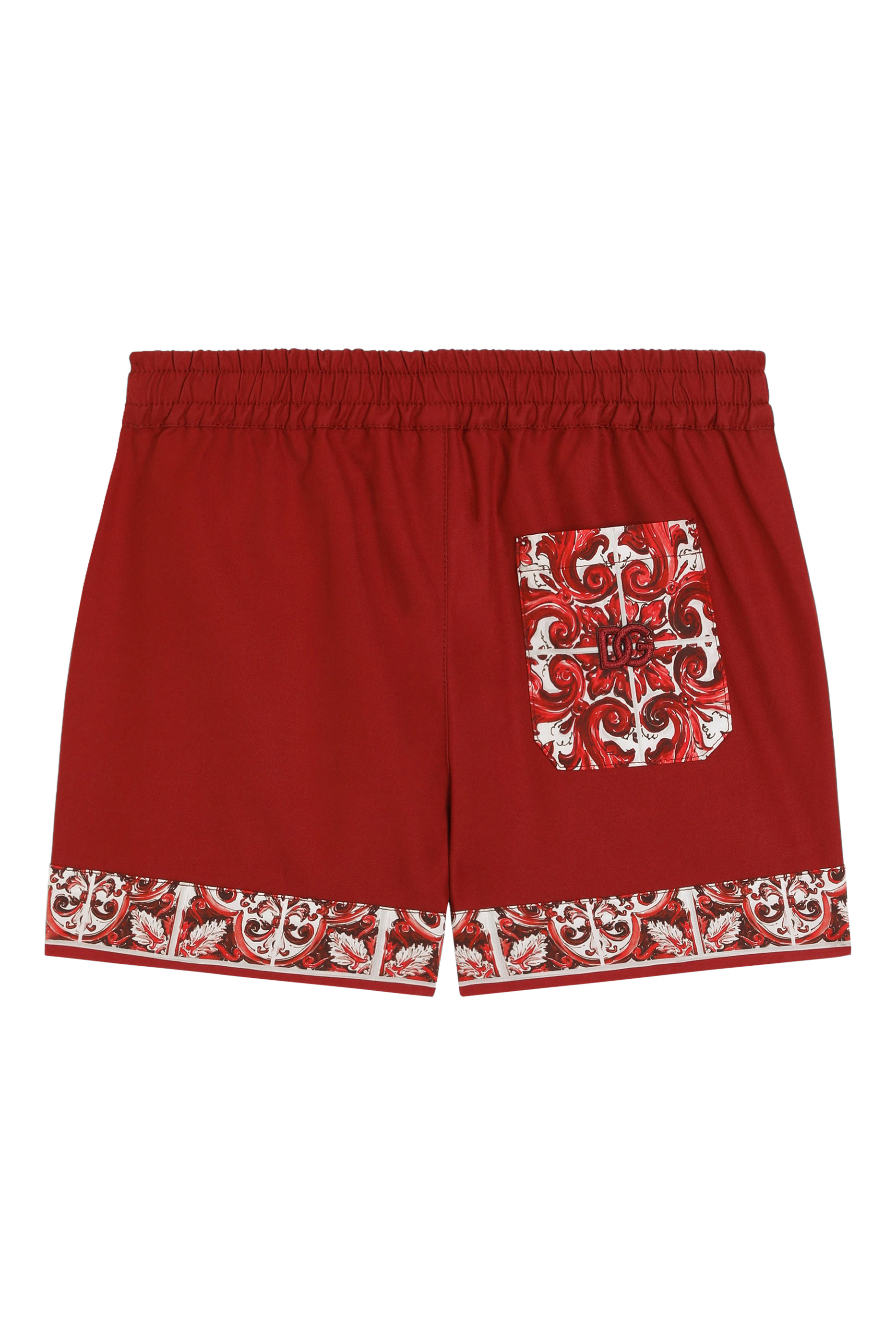Kids Majolica-Print Bermuda Shorts