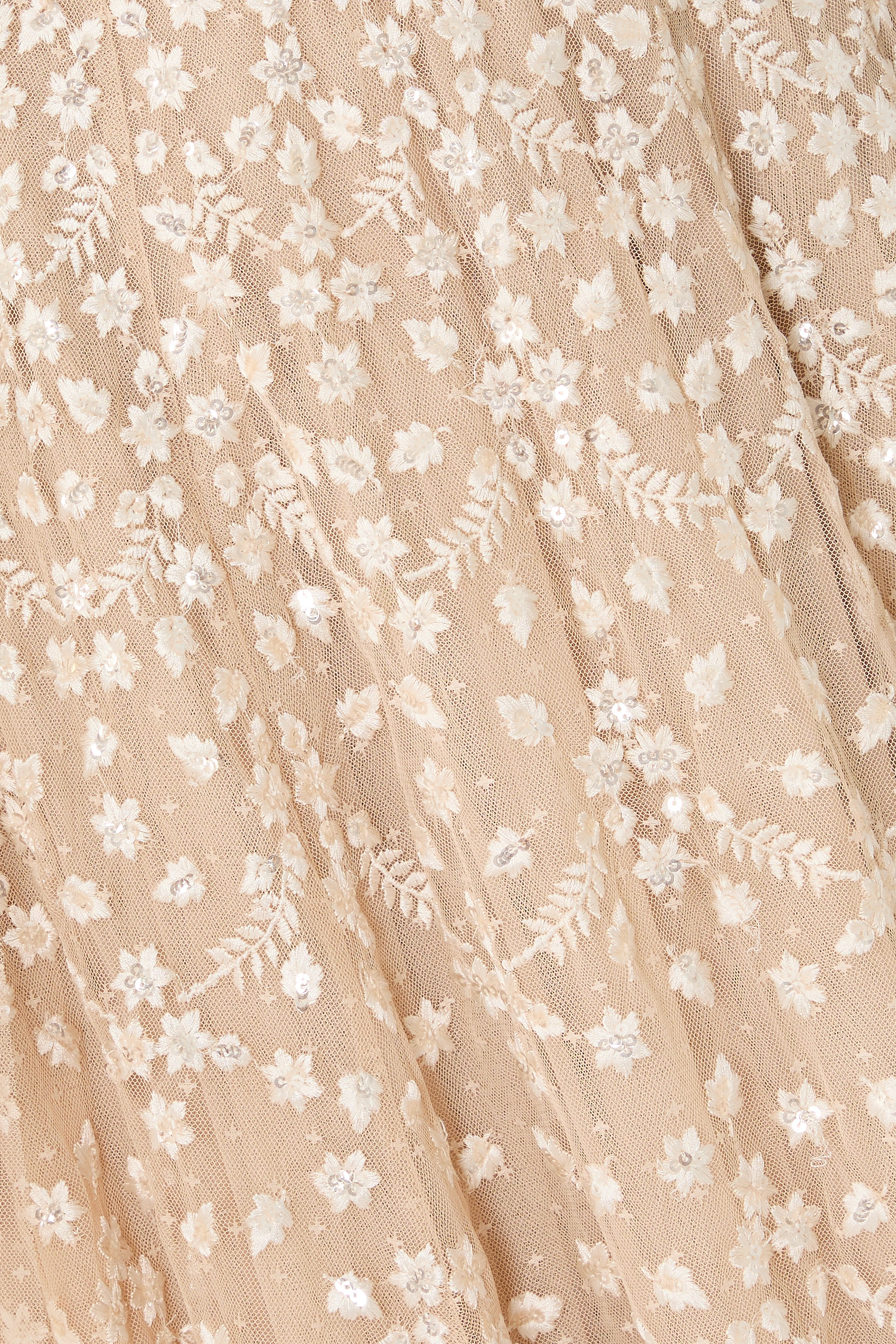 Clover Cape Sleeves Ankle Gown