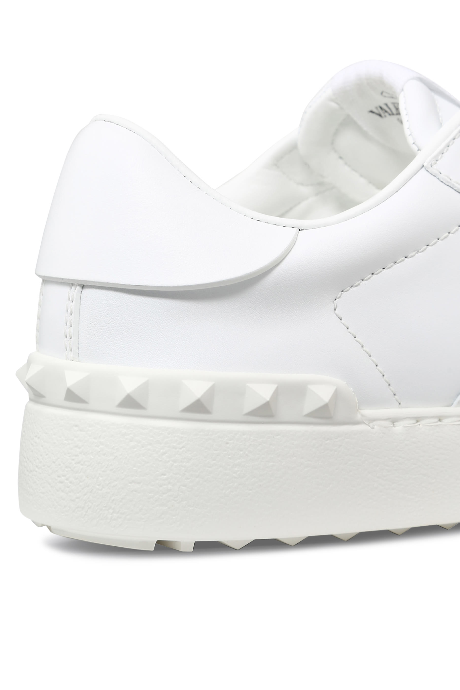  Open Rockstud Leather Sneakers
