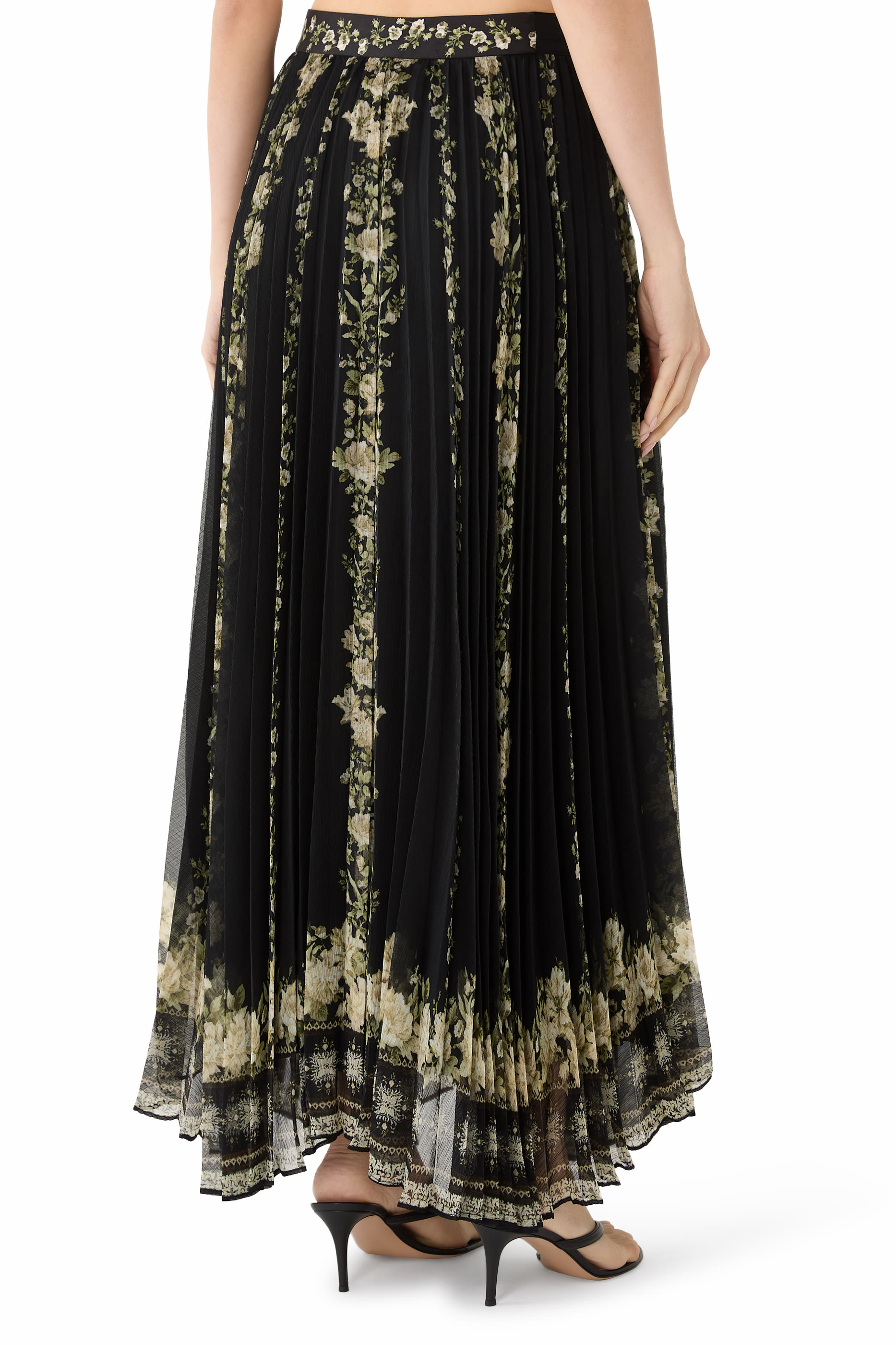 Katz Pleated Maxi Skirt