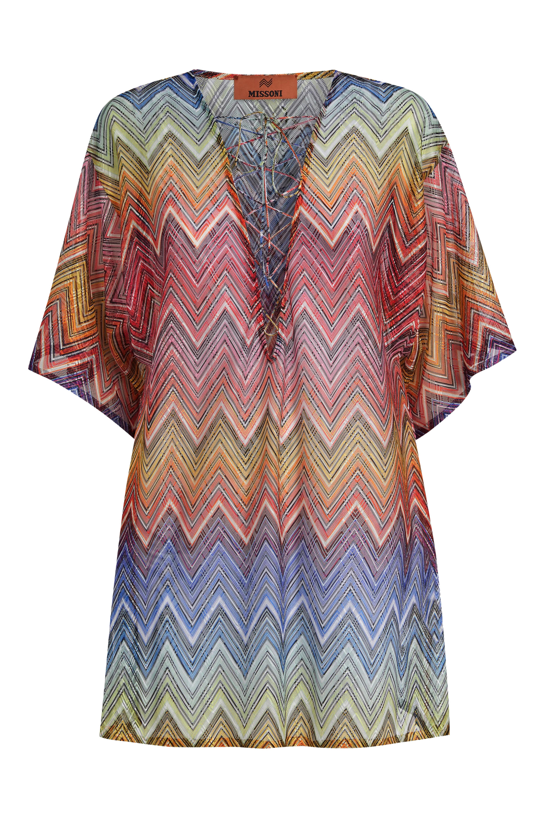 Mare Chevron Raschel Mini Cover Up