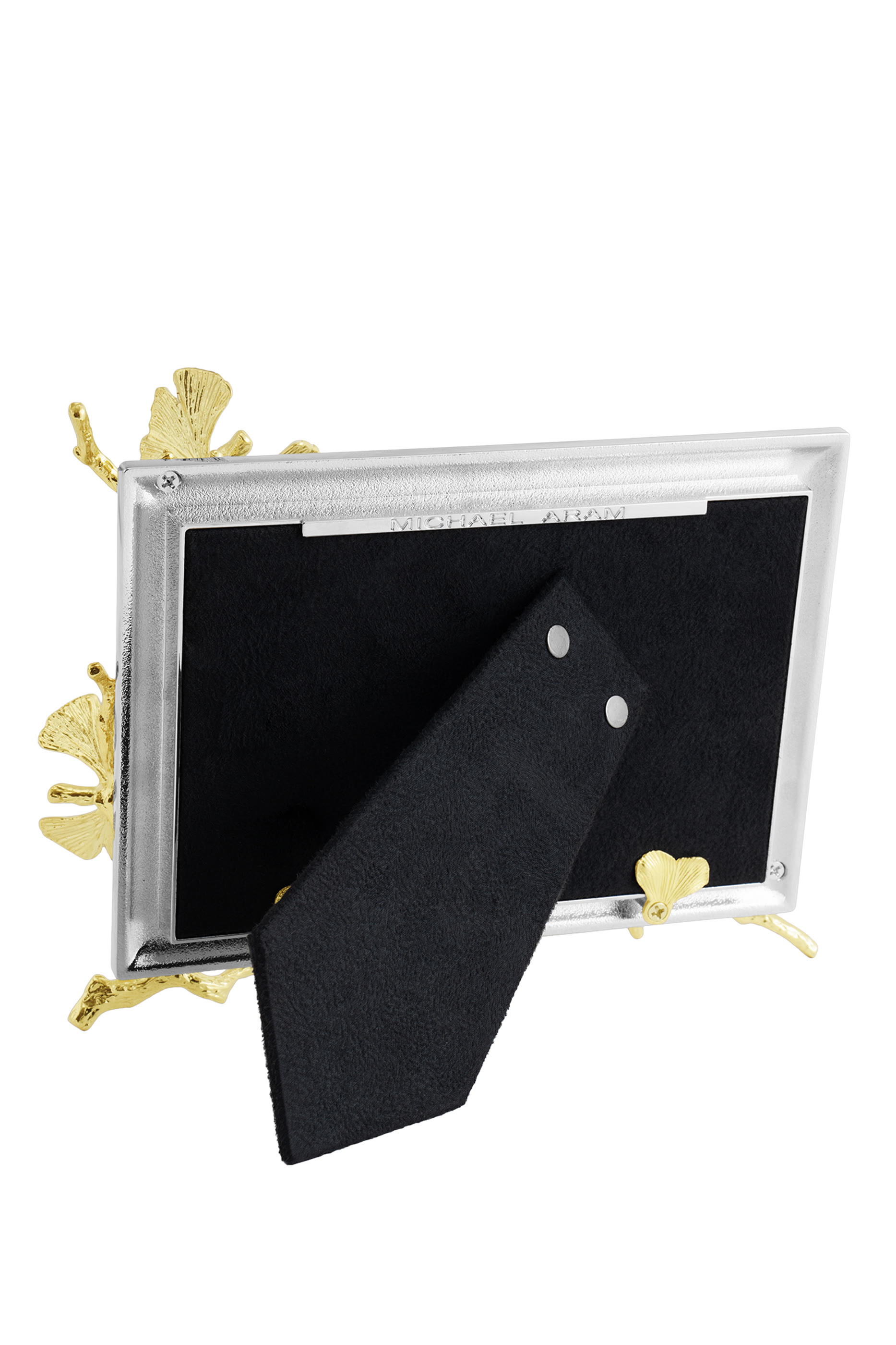 Butterfly Ginkgo Gold Reflective 4x6 Frame