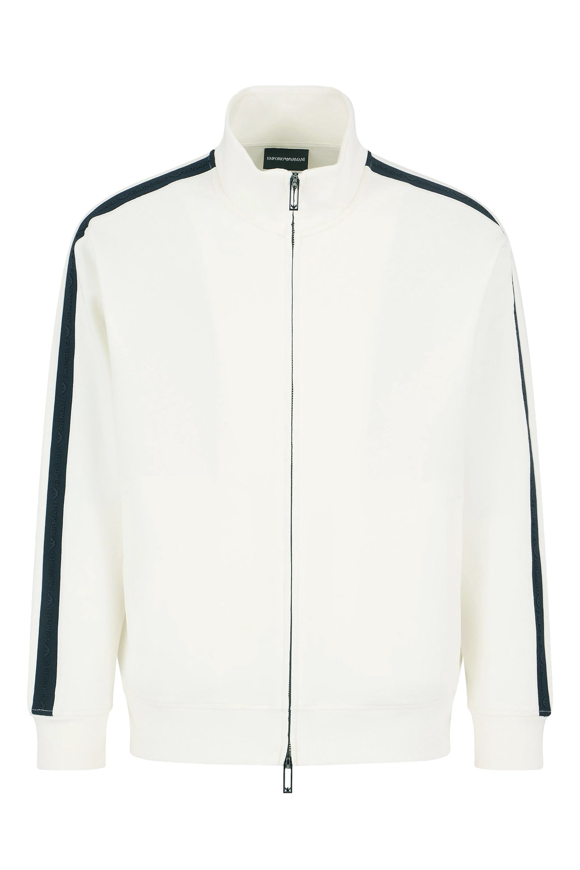 Jersey Zip-Up Sweatshirt