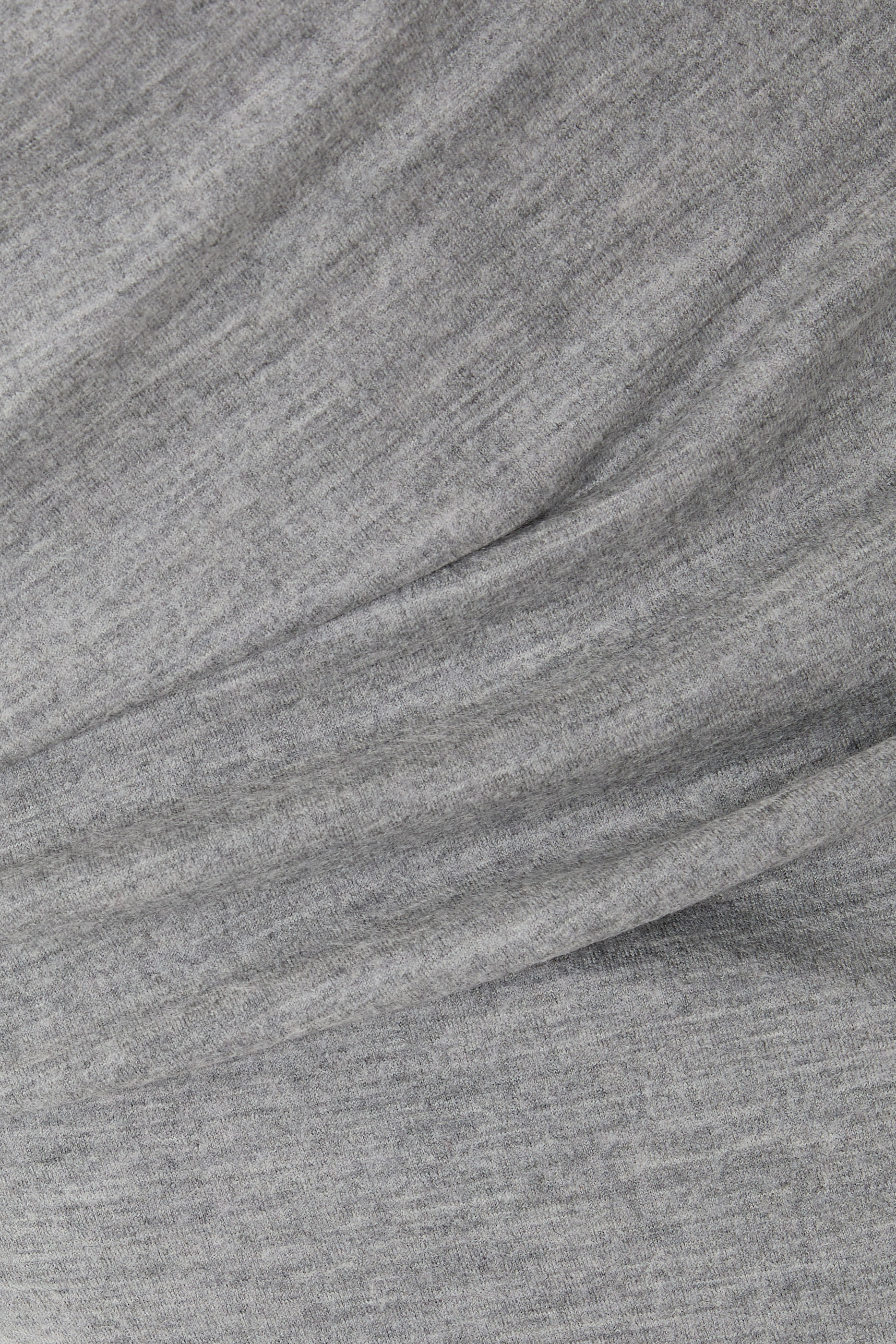 Pleated Midi Wool Skirt