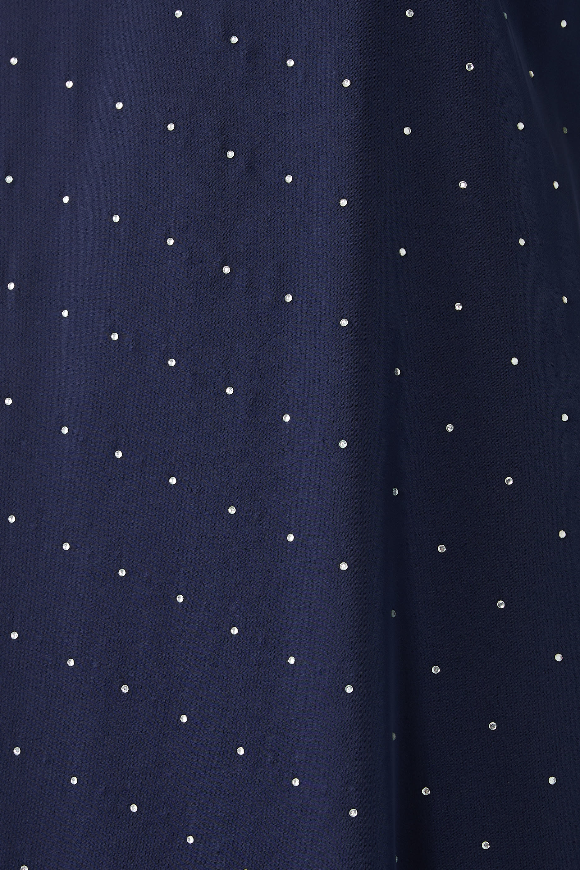 Studded Satin Bisht/Abaya with Neck Tie