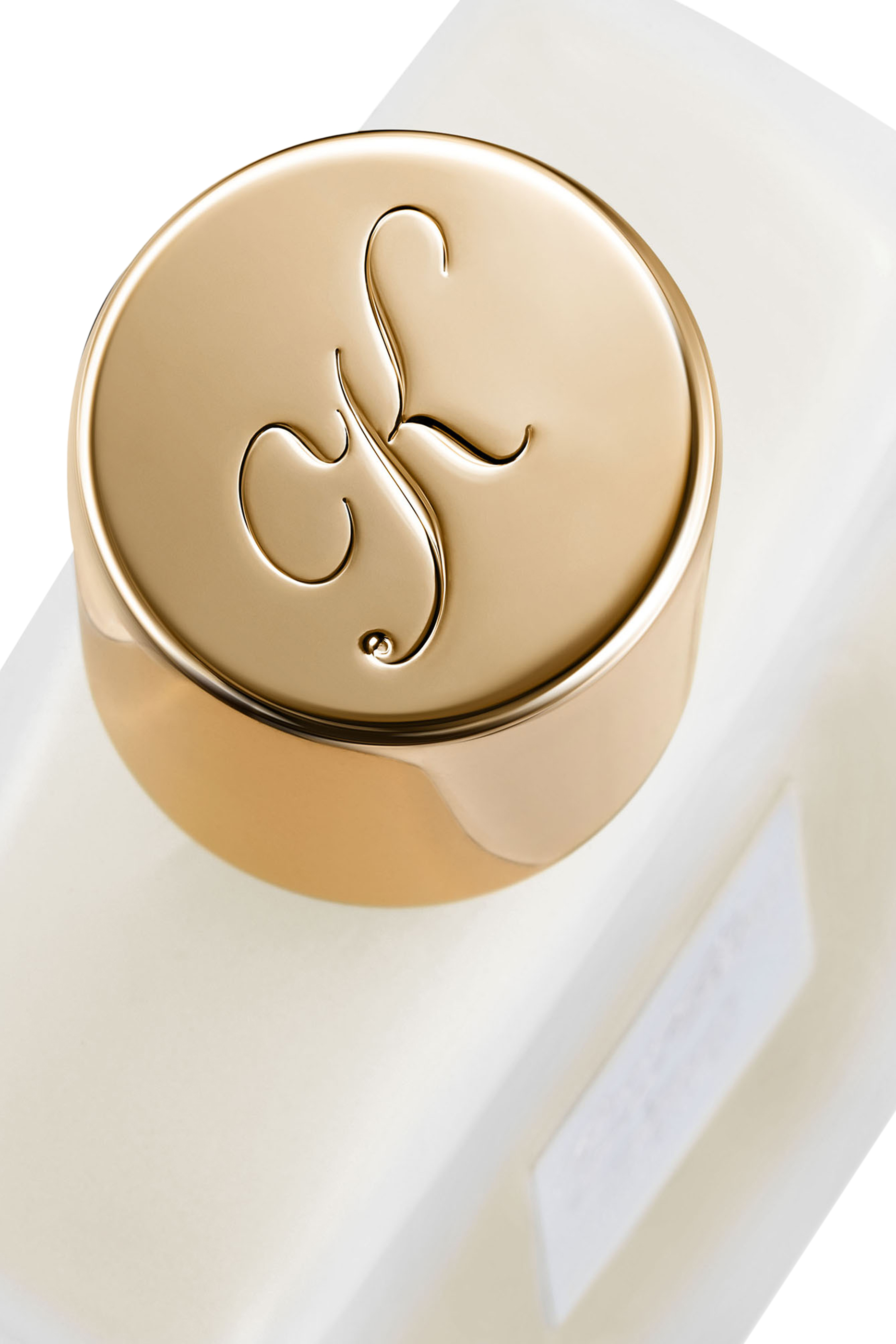 Woman In Gold Hair Mist