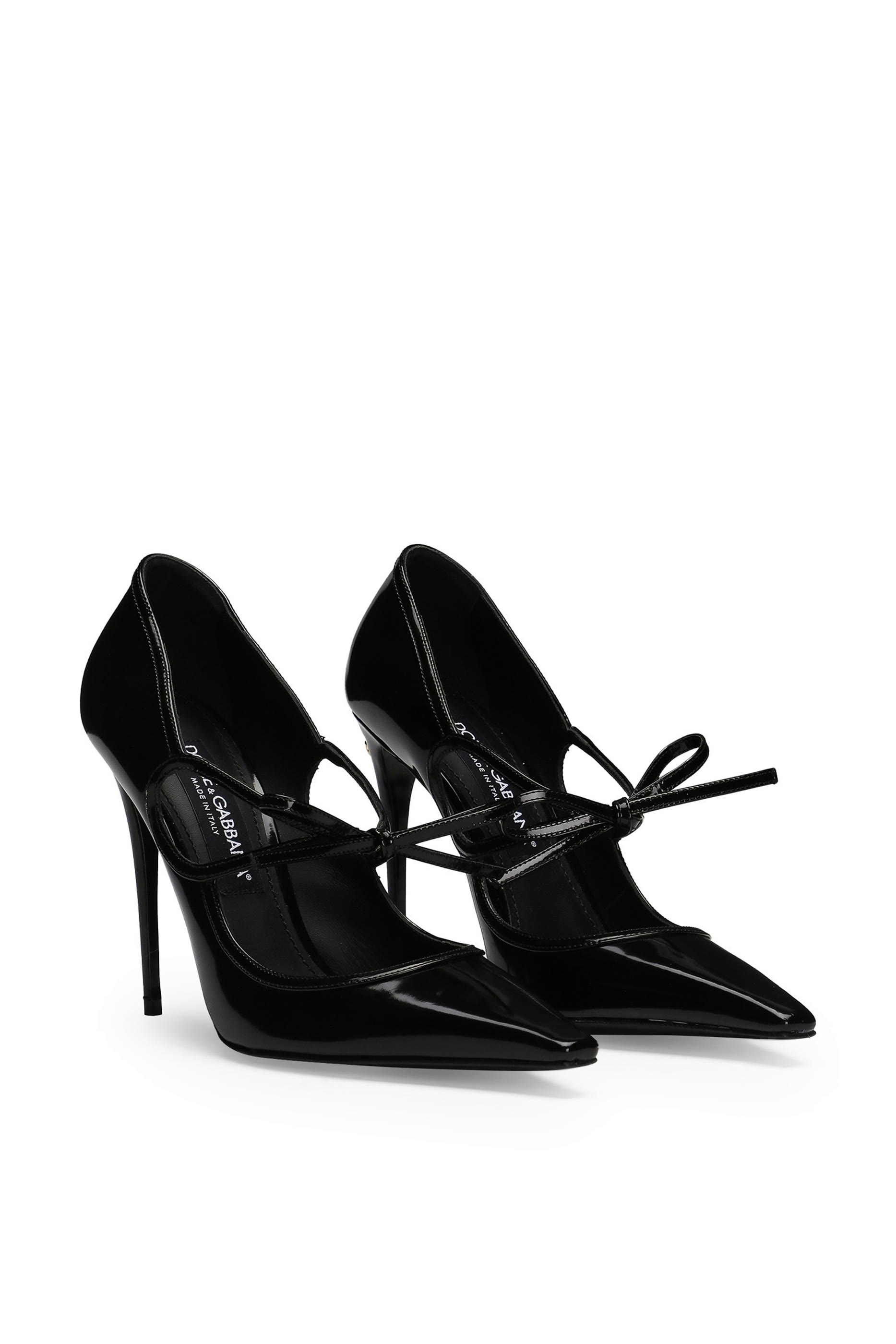 Ribbon-Tie 105 Leather Pumps