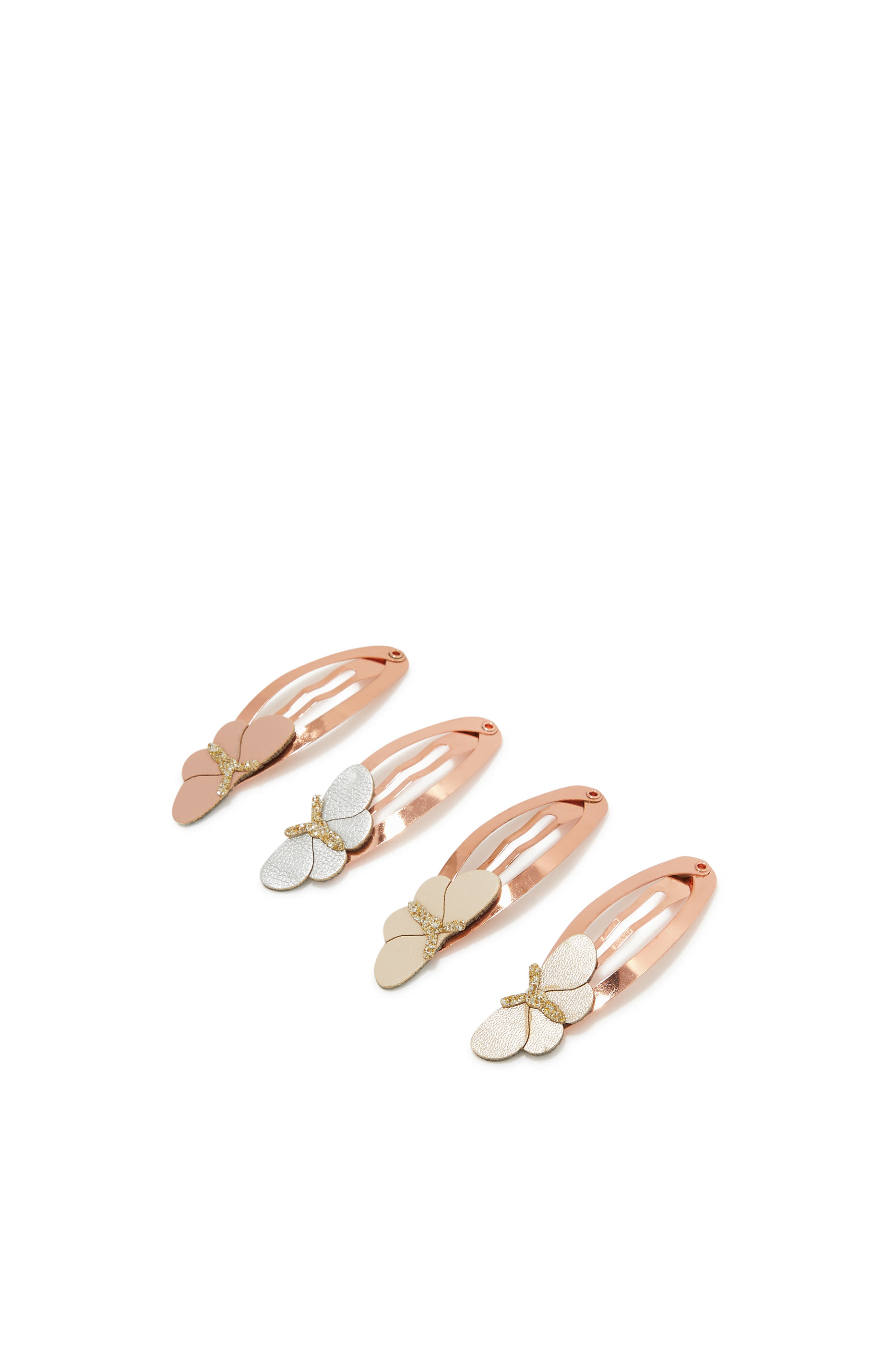 Kids Mystical Moth Mini Clic Clac Clips, Set of 4