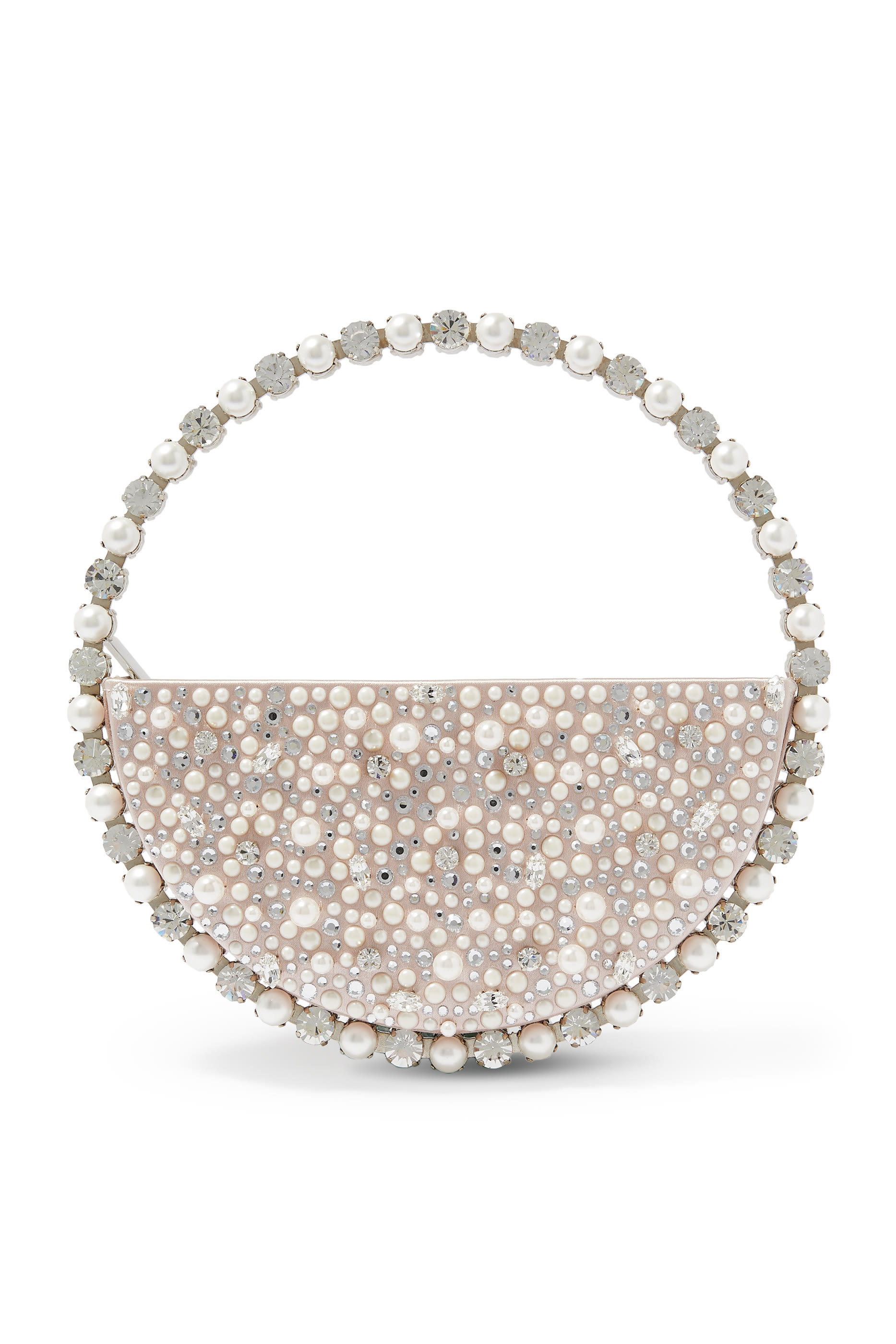 Eternity Pearl-Embellished Top-Handle Bag
