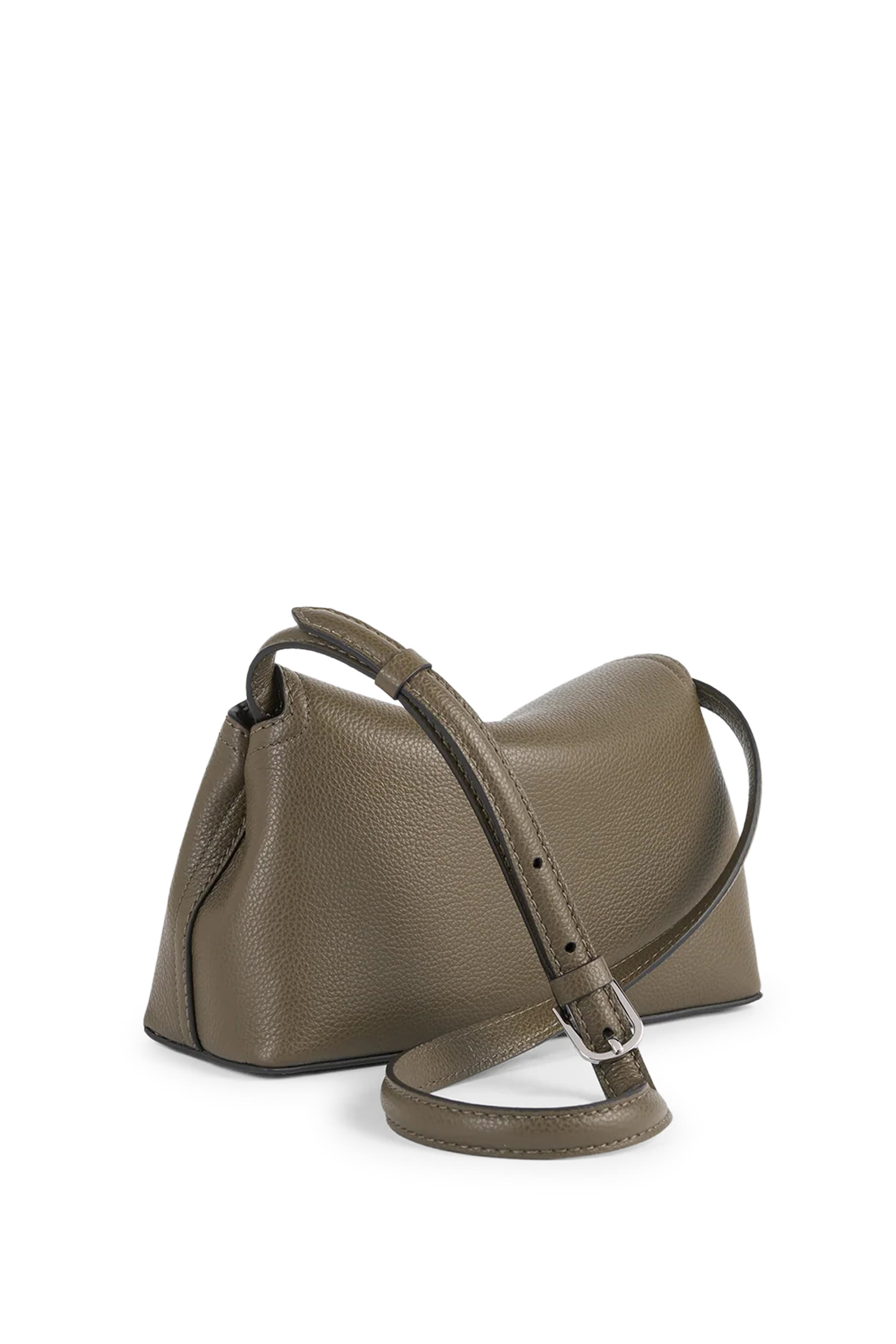 T-Lock Leather Clutch Bag